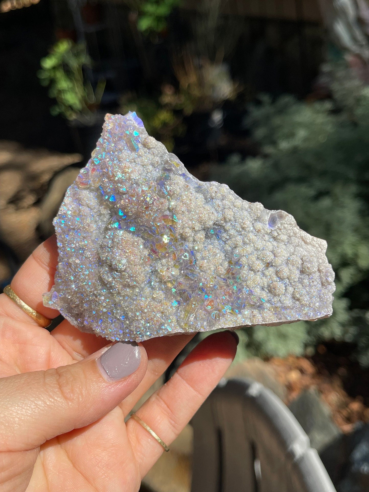 Angel Aura Amethyst Flower