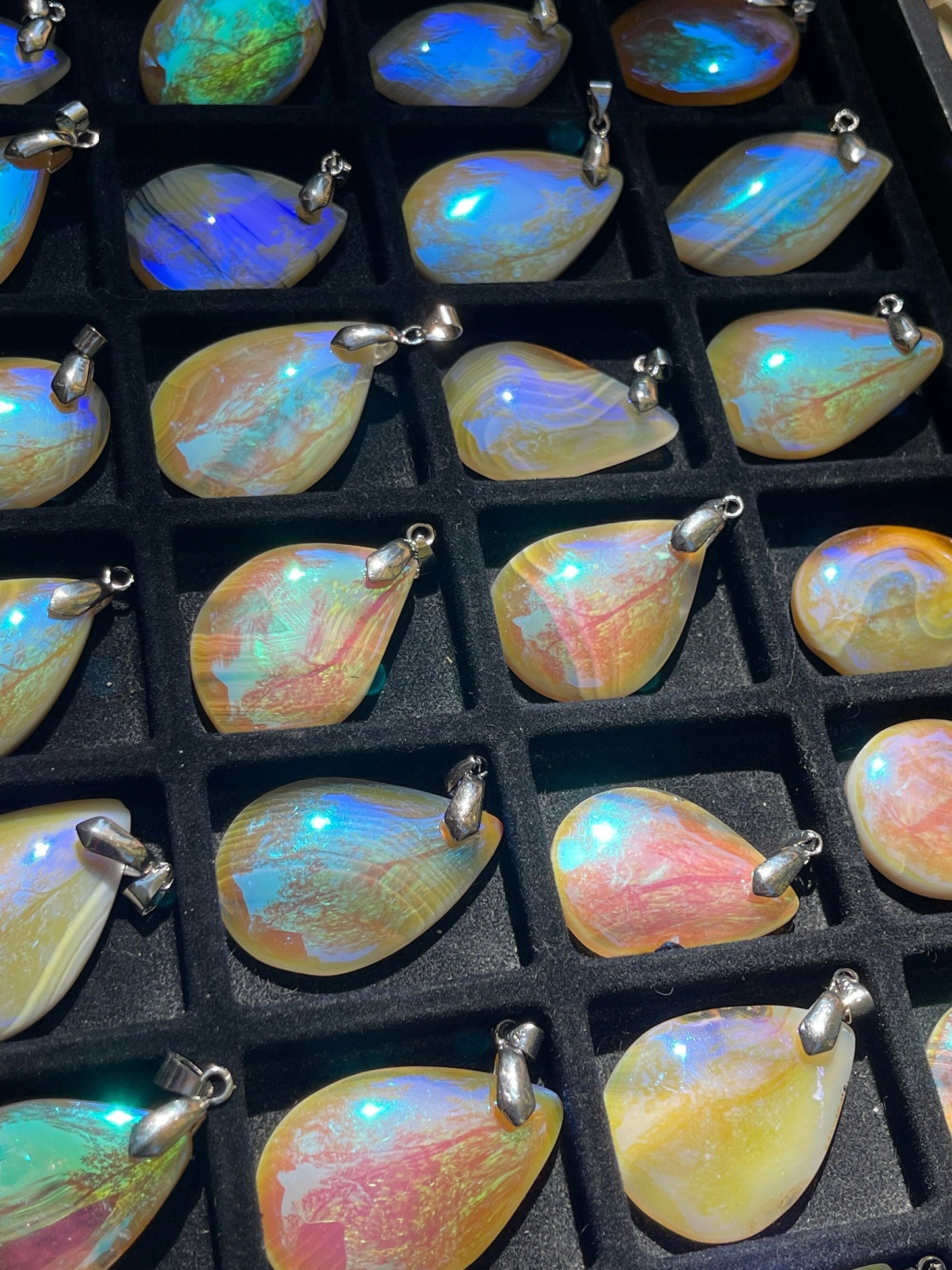 Angel Aura Agate Pendant