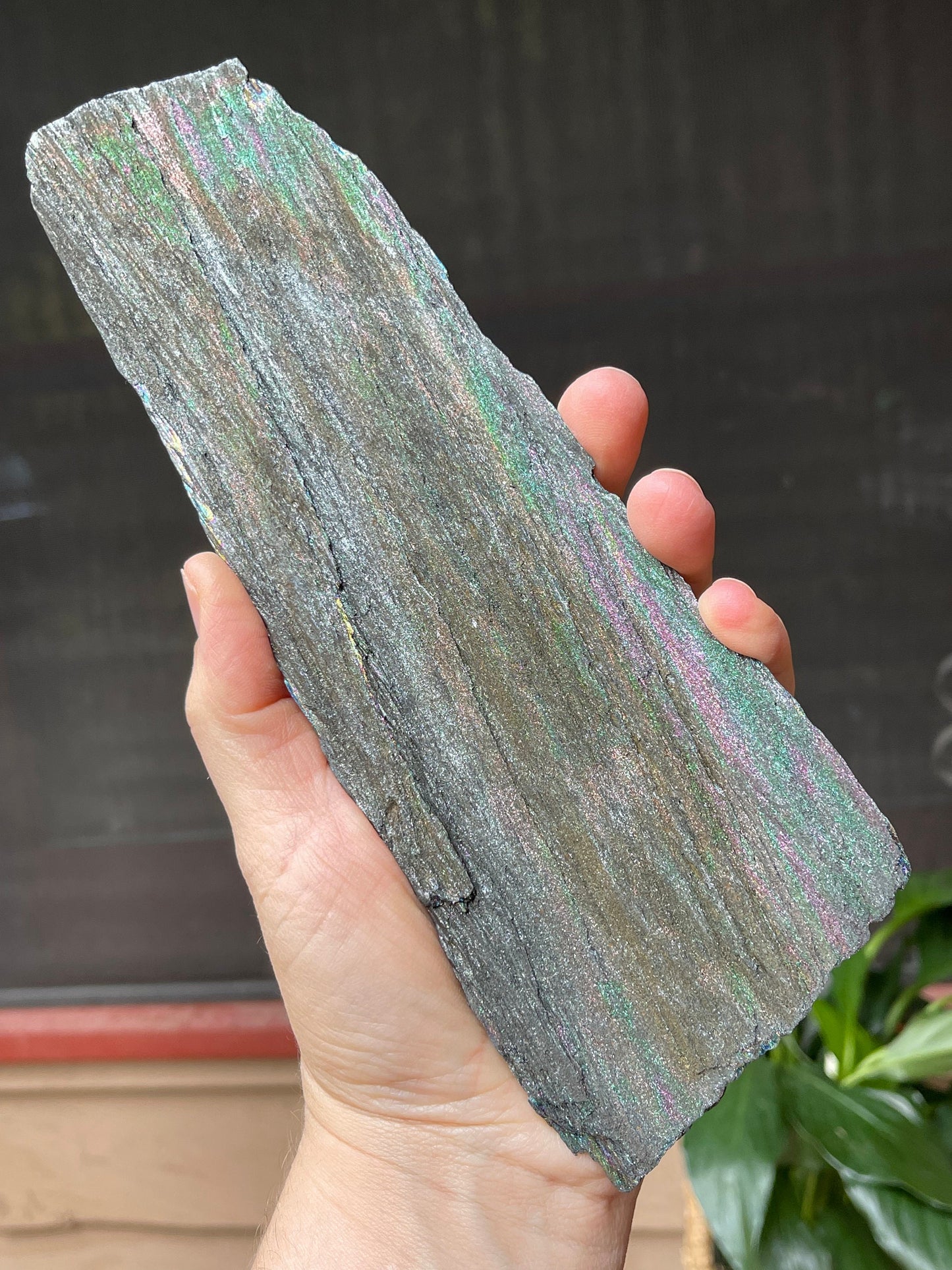 Iridescent Natural Hematite Collectors Rare Rainbow Mineral, Rare Minerals, Top Quality Crystals, Rare Minerals, Crystal Grids RH333-21