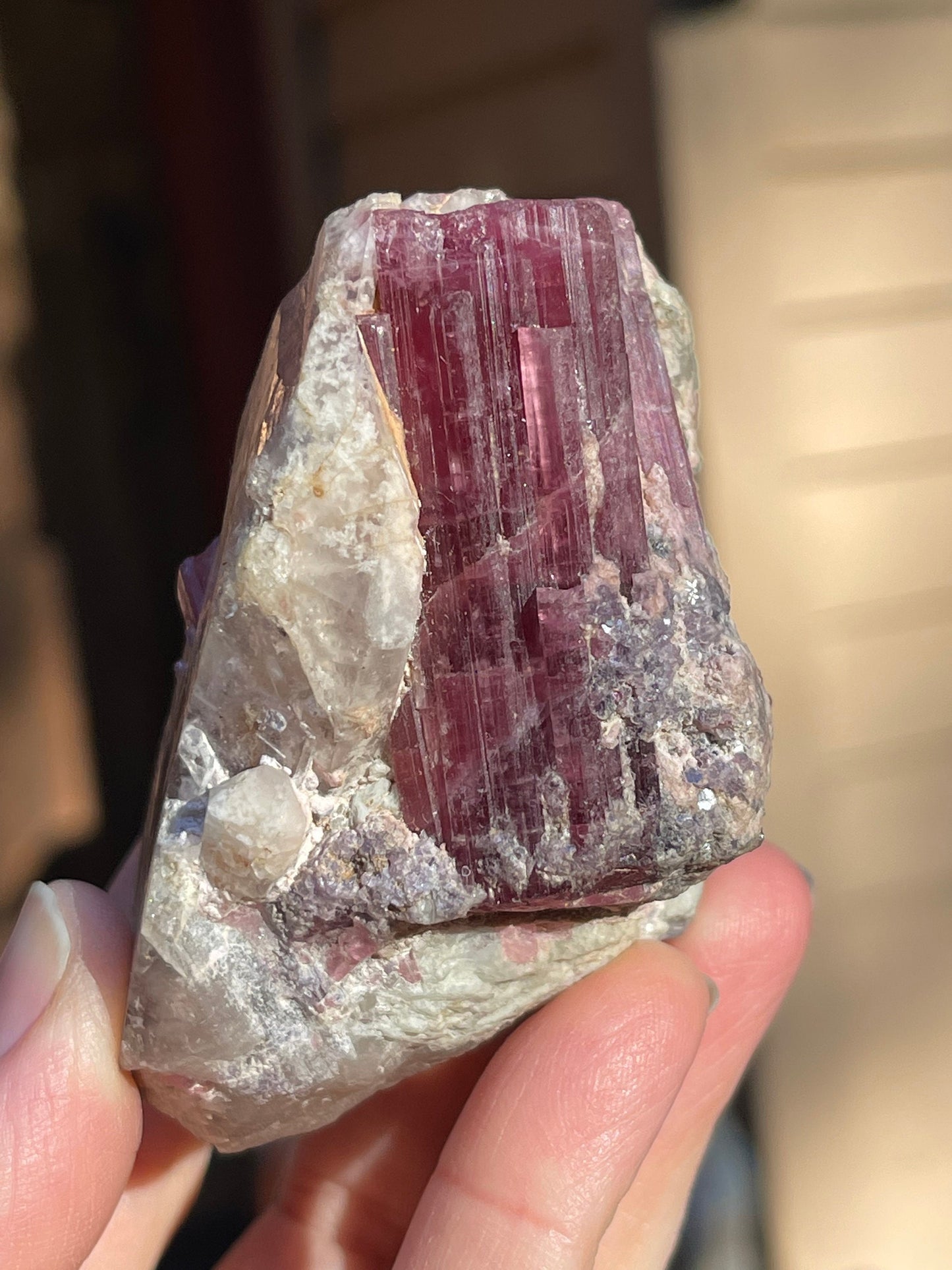 Pink Tourmaline, Stewart Mine, San Diego CA USA