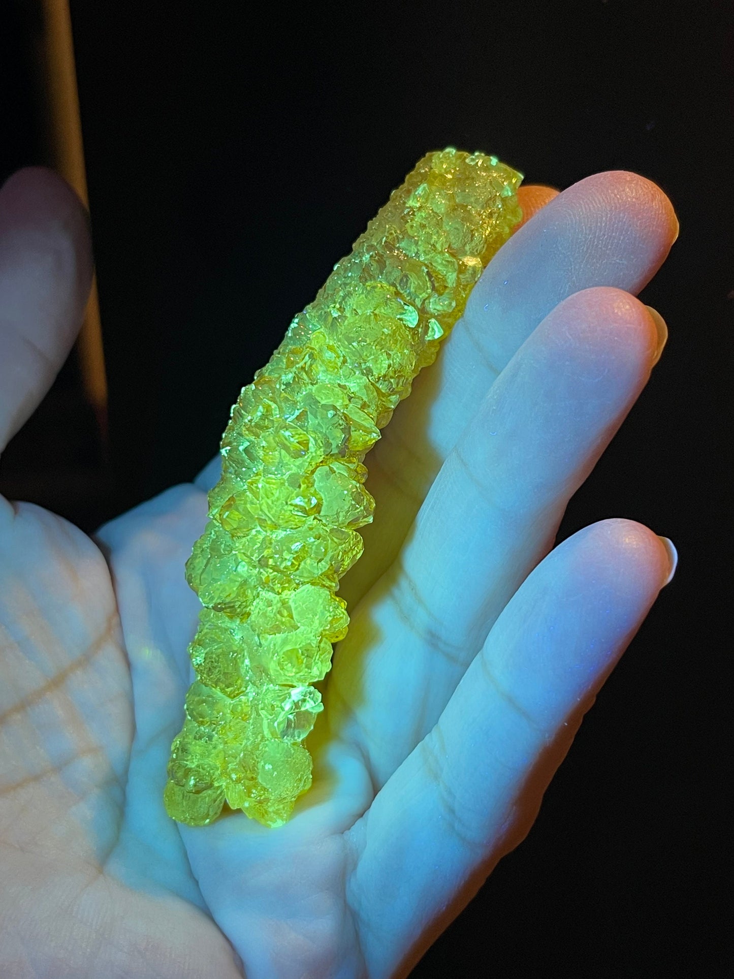 UV Zincite Crystal, Poland