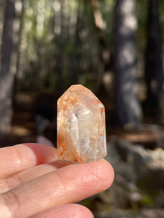 Lattice Amphibole Quartz Generator, Quartz, Healing, Divination, Metaphysical Q3-0306