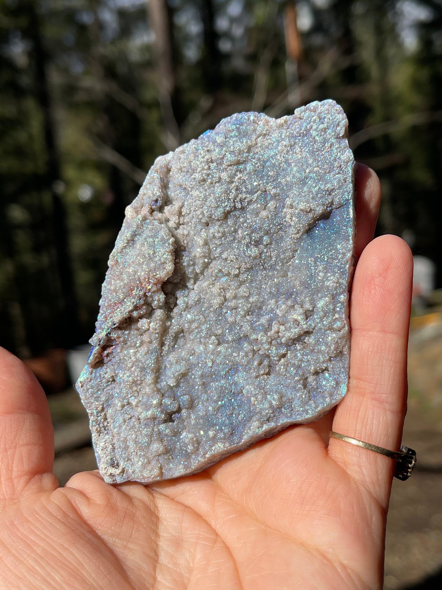 Angel Aura Chalcedony Concho