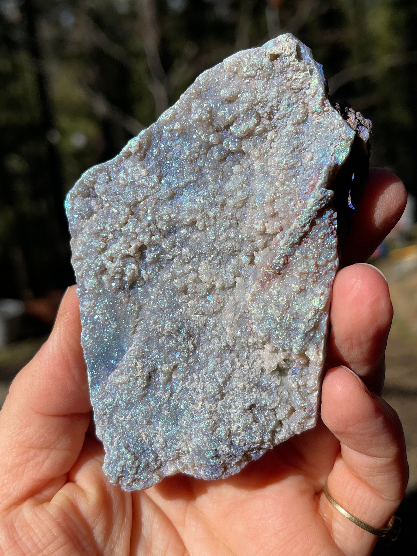 Angel Aura Chalcedony Concho