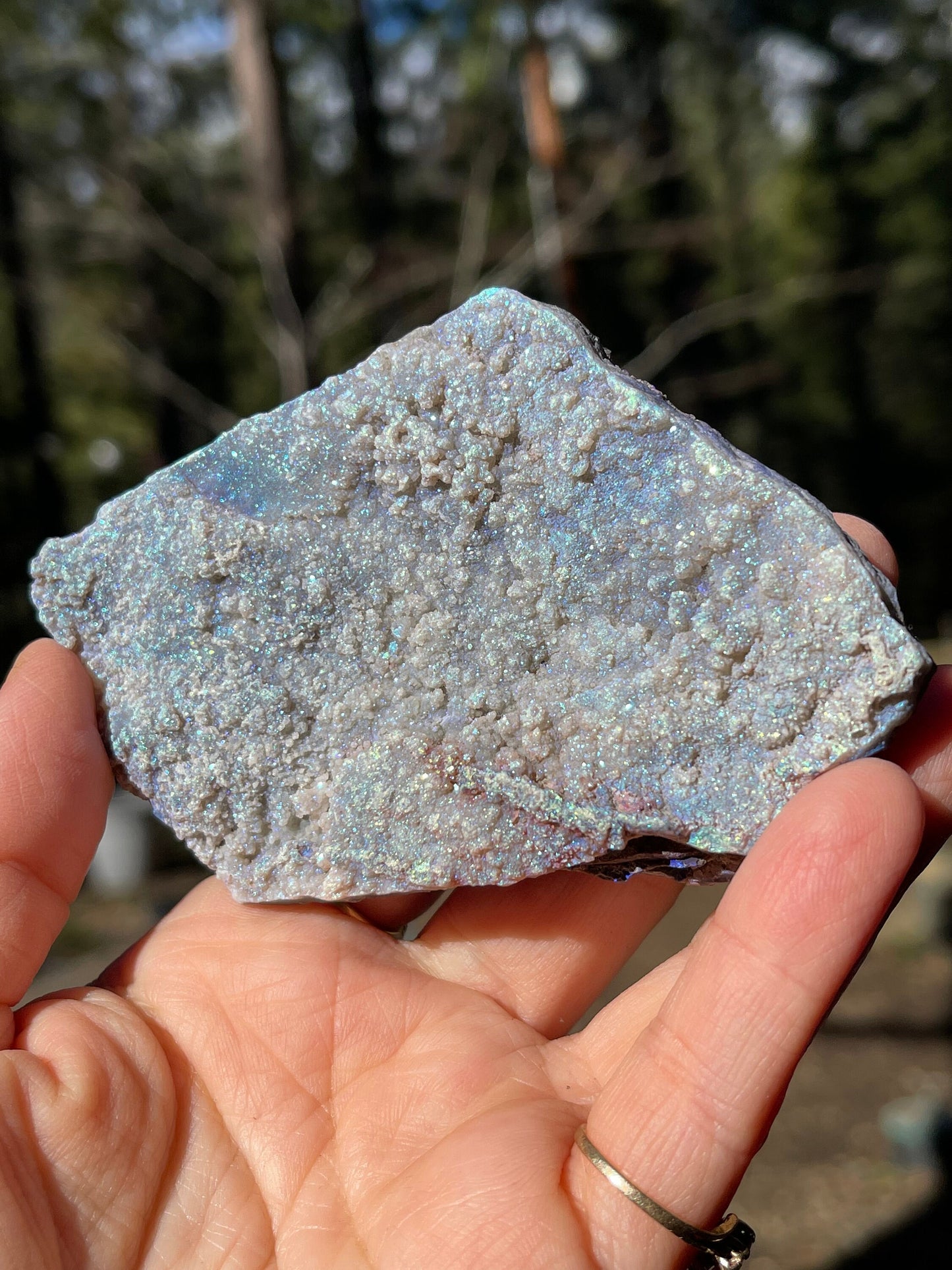 Angel Aura Chalcedony Concho