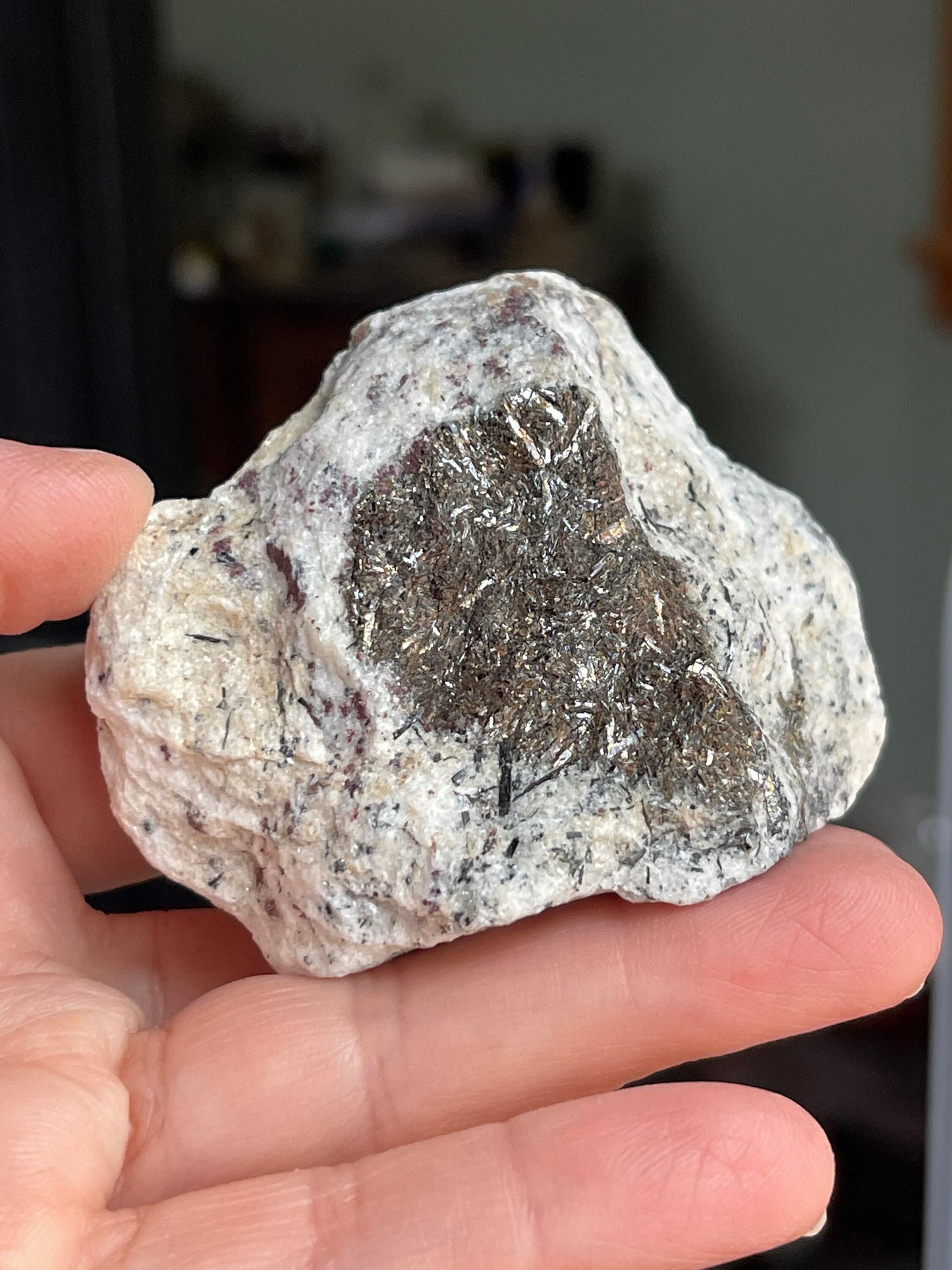 Astrophyllite Starburst, Shimmering Minerals