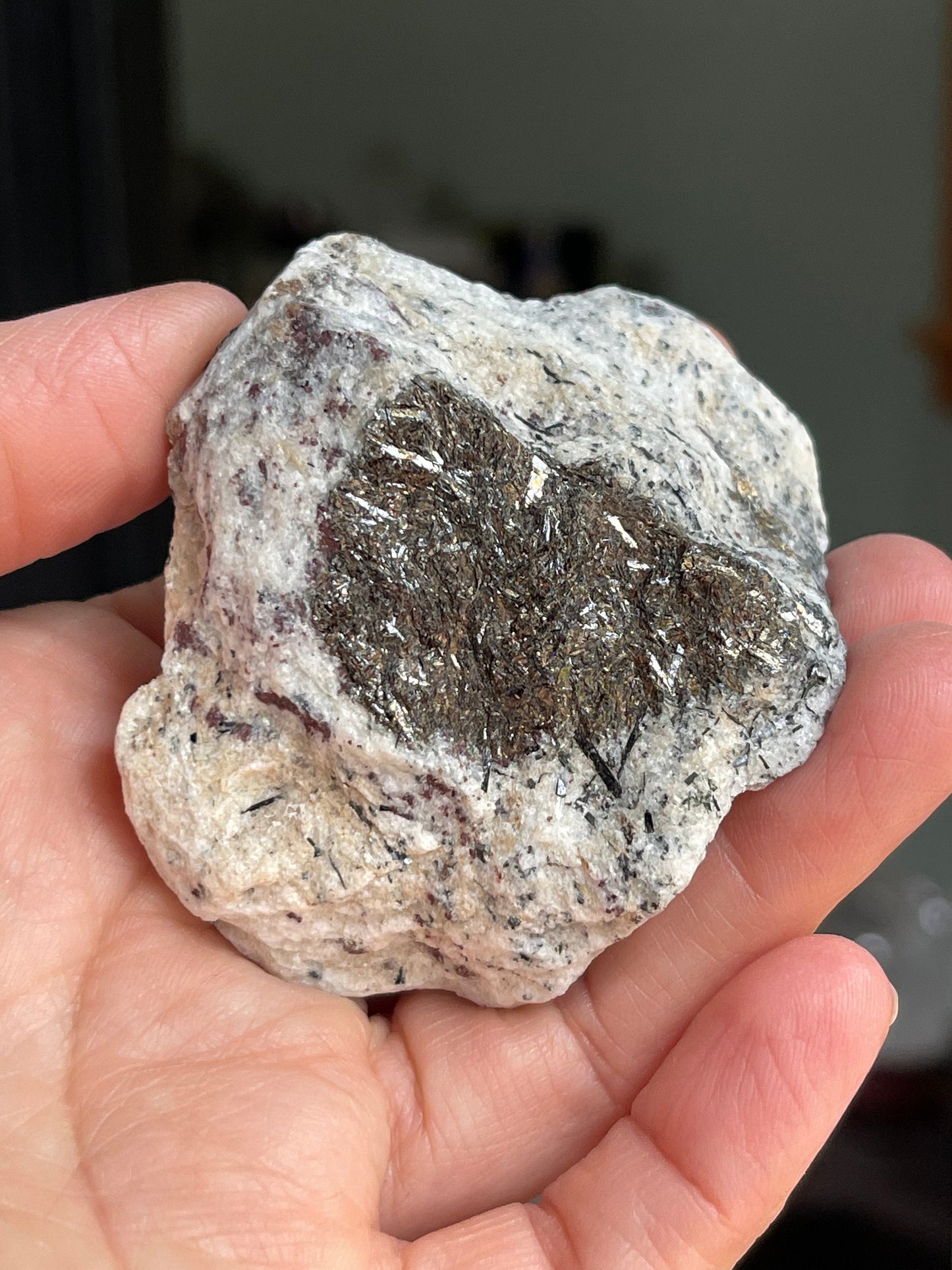 Astrophyllite Starburst, Shimmering Minerals