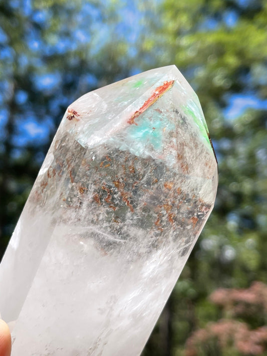 Ajoite, Tangeite and Copper in Quartz, Messina Africa