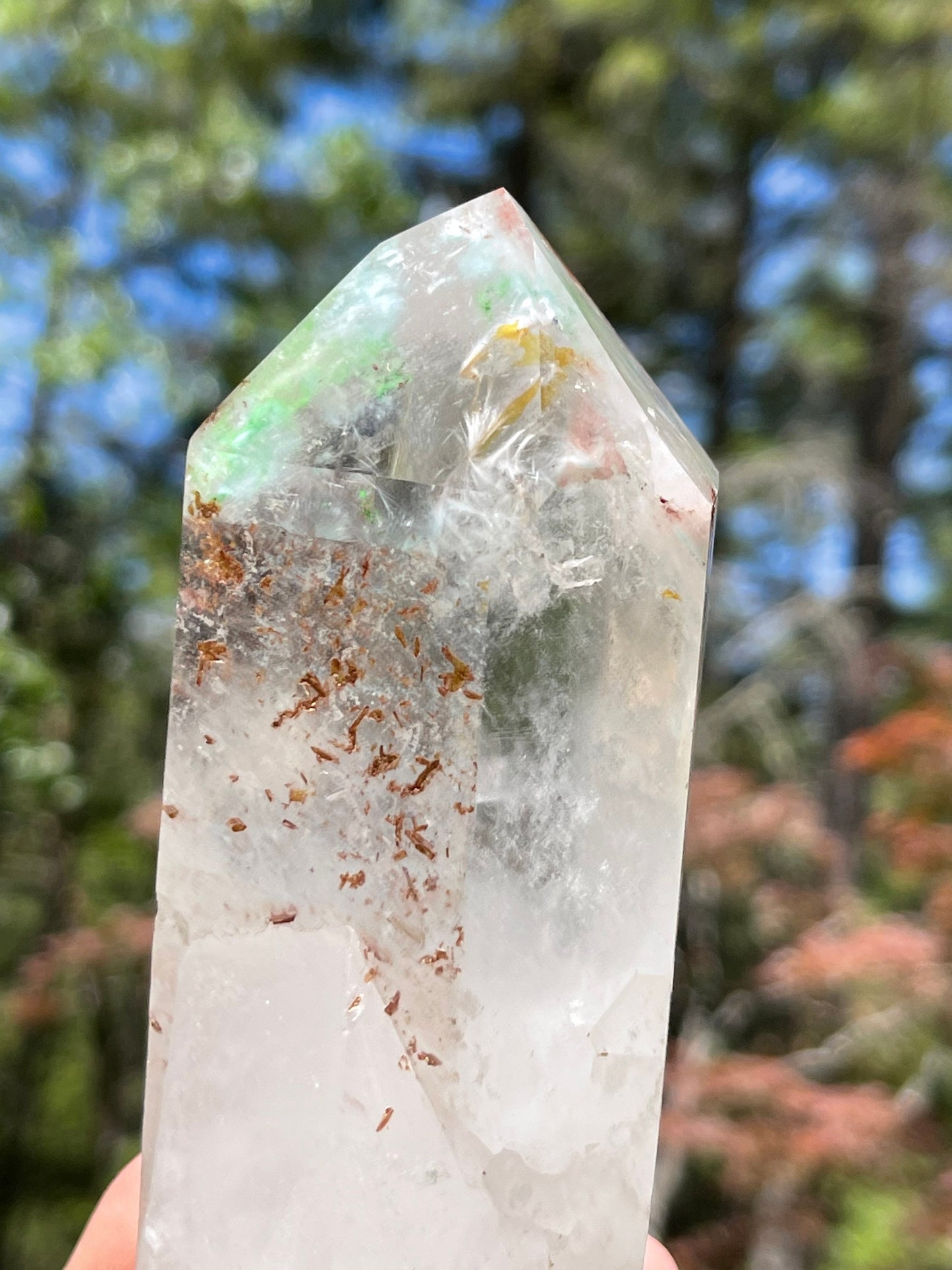 Ajoite, Tangeite and Copper in Quartz, Messina Africa