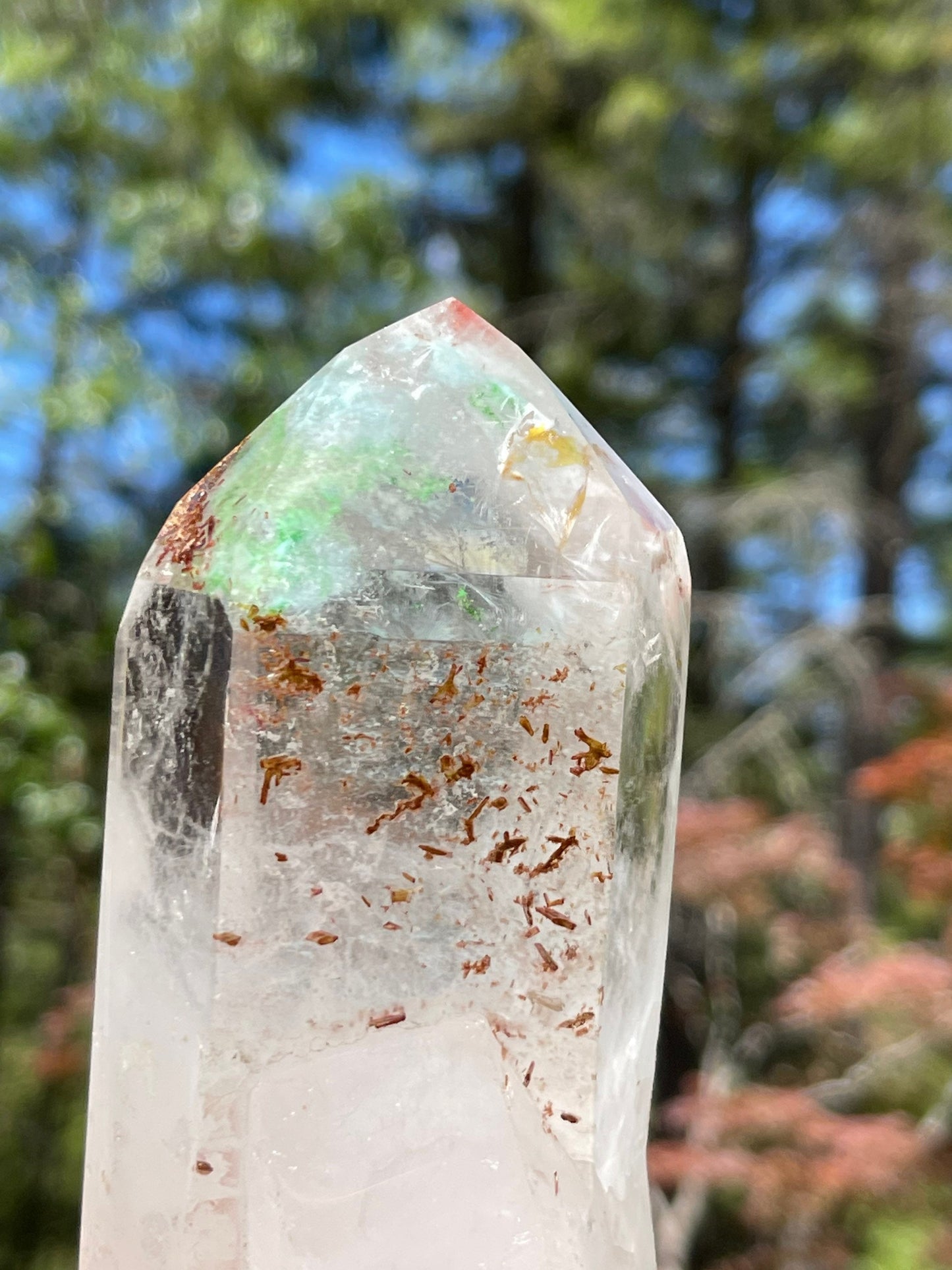 Ajoite, Tangeite and Copper in Quartz, Messina Africa