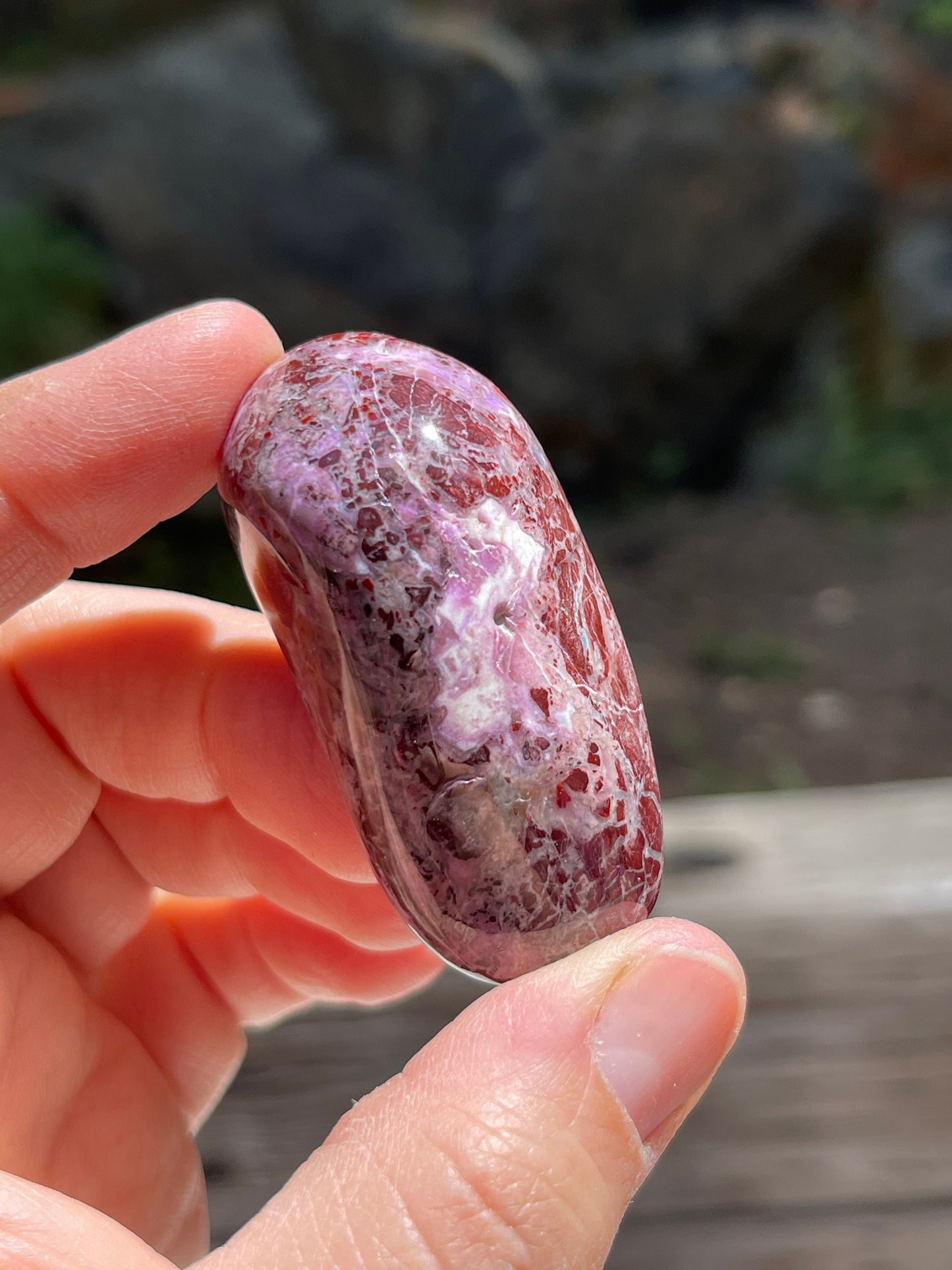 Sugilite Freeform, Wessels Mine, South Africa, Love, Healing, White Light Vibration, Twin Flame, Soulmate Meditation, Reiki, SUG4/52g-0615