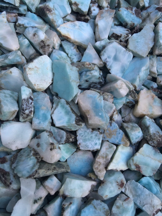 ONE Larimar Stone, Dominican Republic, Raw Mineral