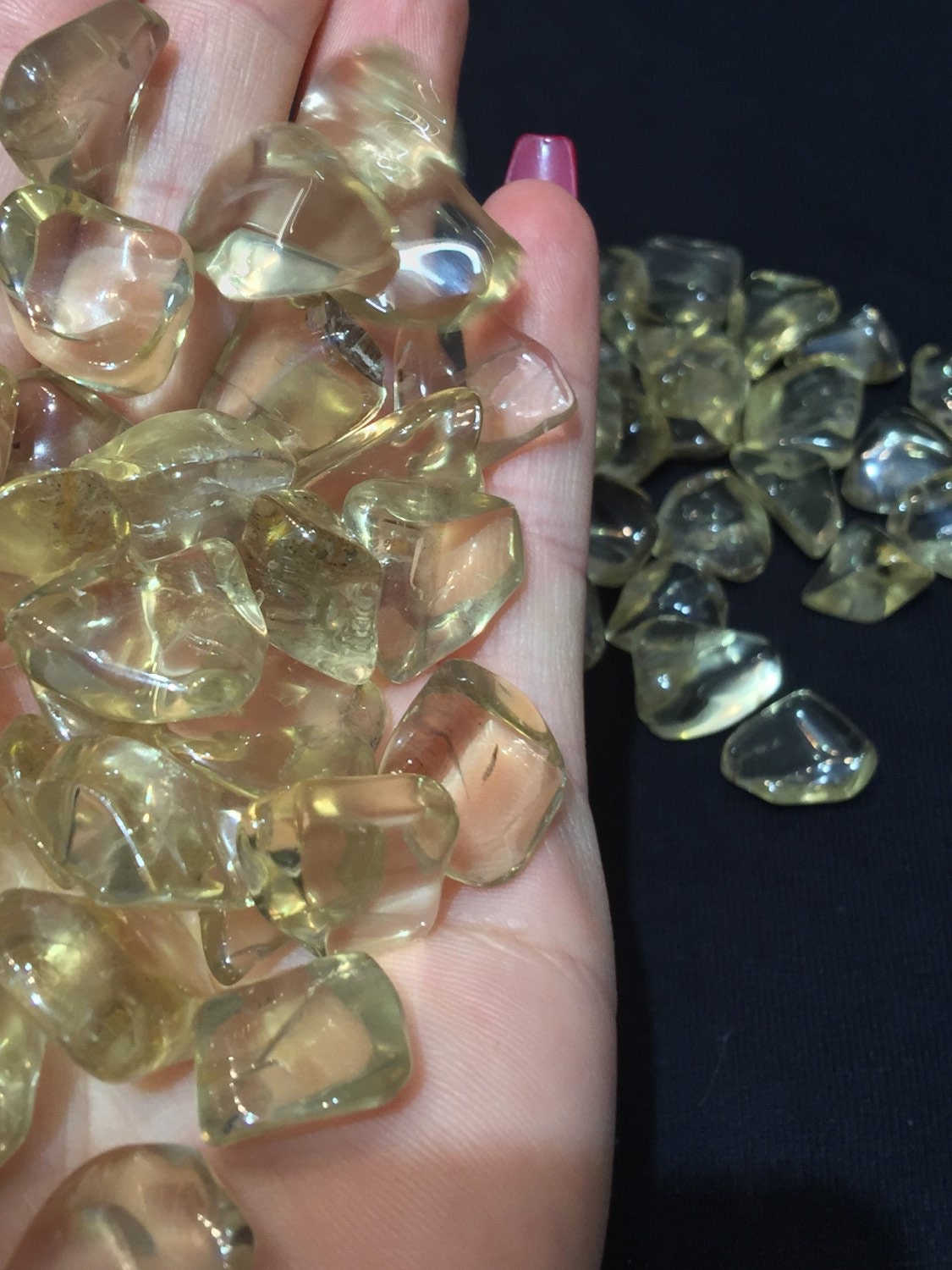 Golden Labradorite Tumbled Gemstones, Rare Yellow Labradorite, Spiritual, Chakra, Crystal Grids, Meditation, Reiki