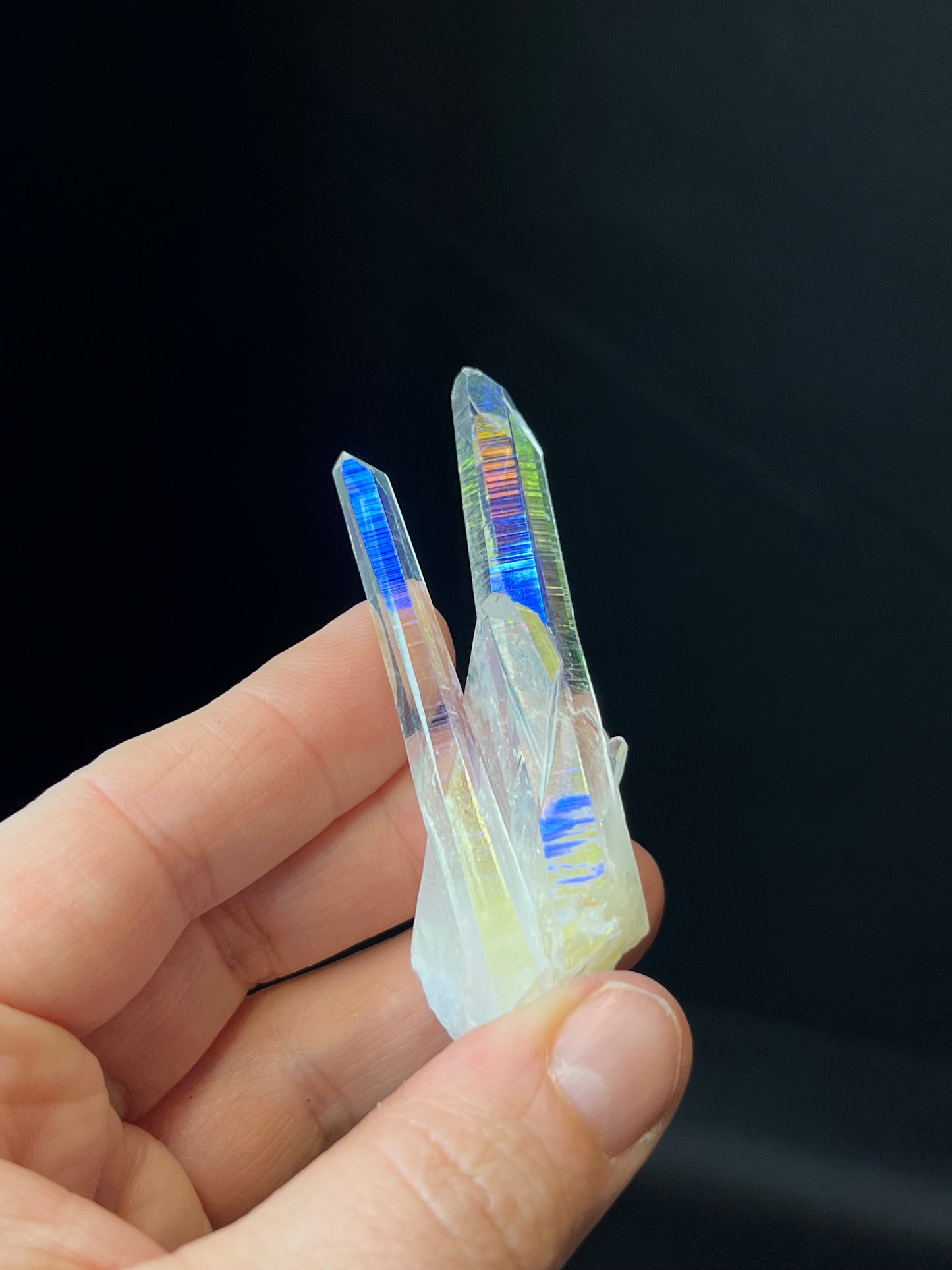 Angel Aura Prismatic Lemurian Points