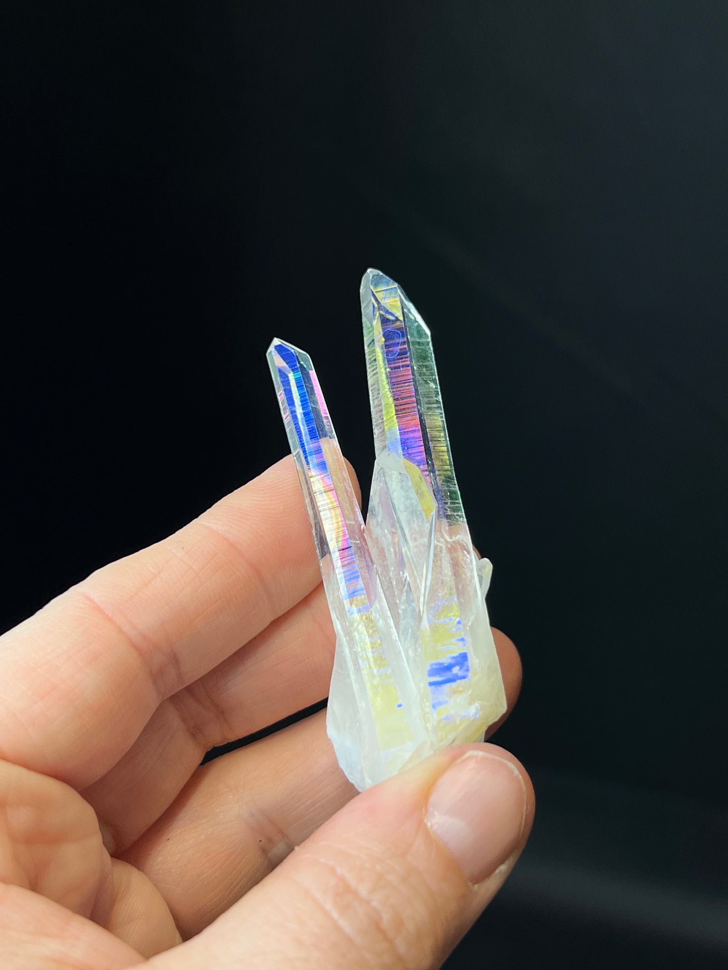 Angel Aura Prismatic Lemurian Points