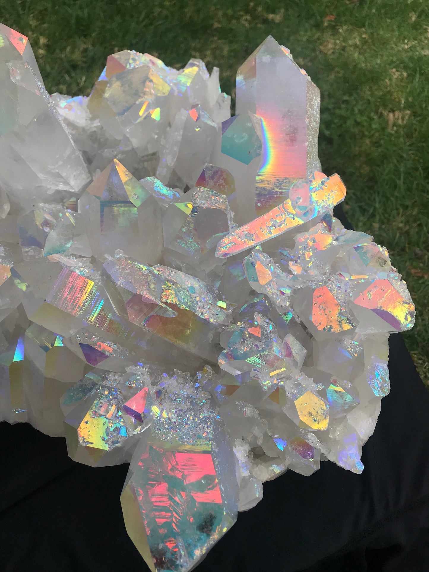 Extra Large Angel Aura Quartz Decorator