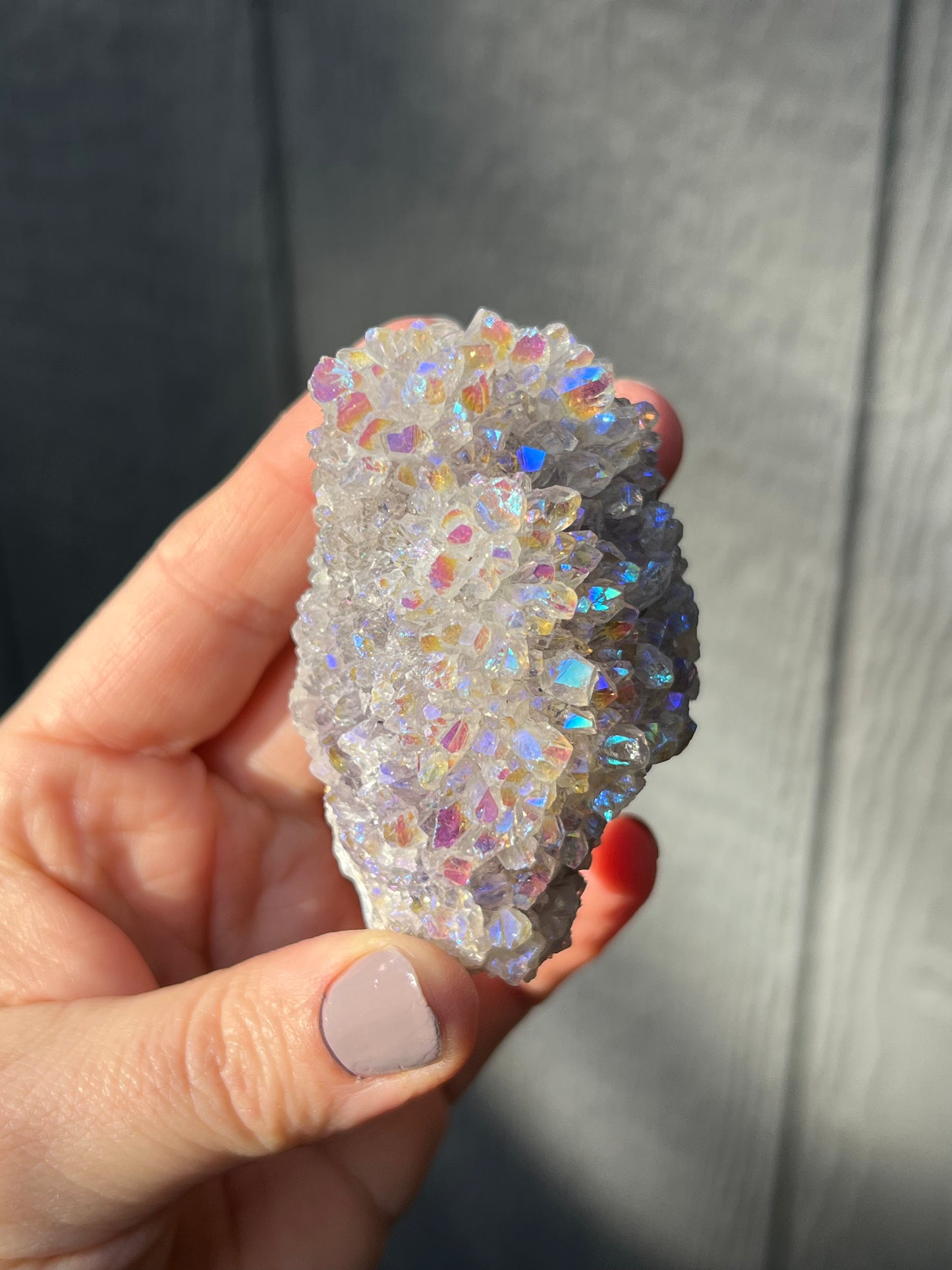 Angel Aura Amethyst Geode