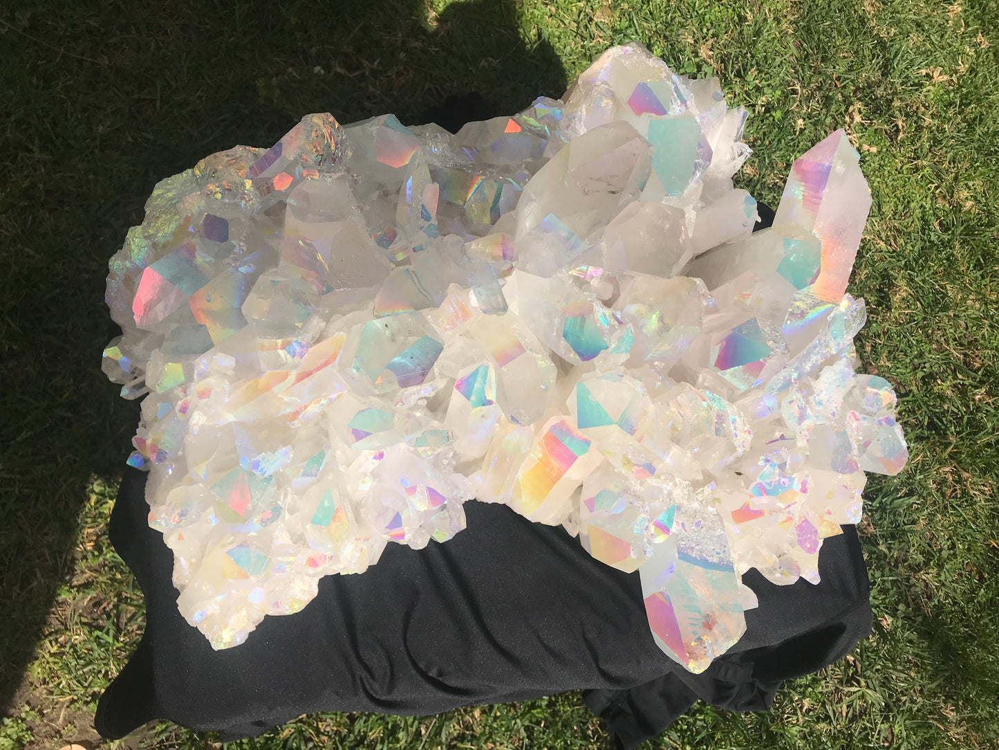 Extra Large Angel Aura Quartz Decorator