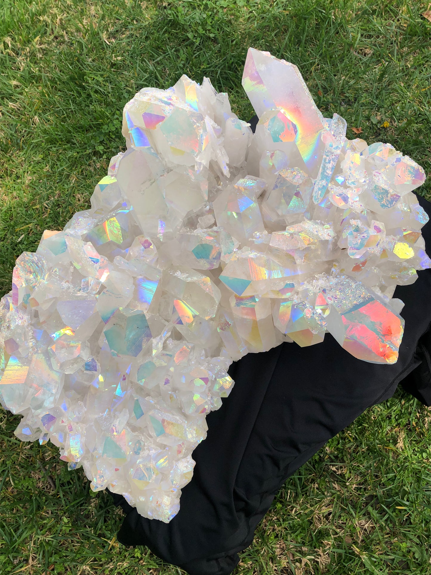 Extra Large Angel Aura Quartz Decorator