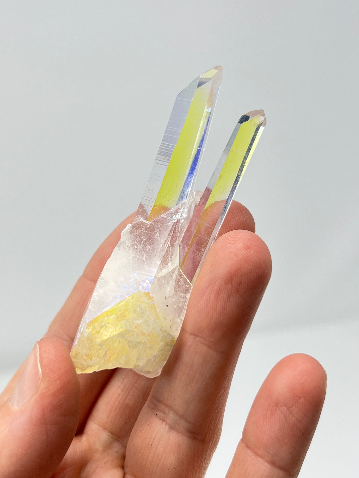Angel Aura Prismatic Lemurian Points