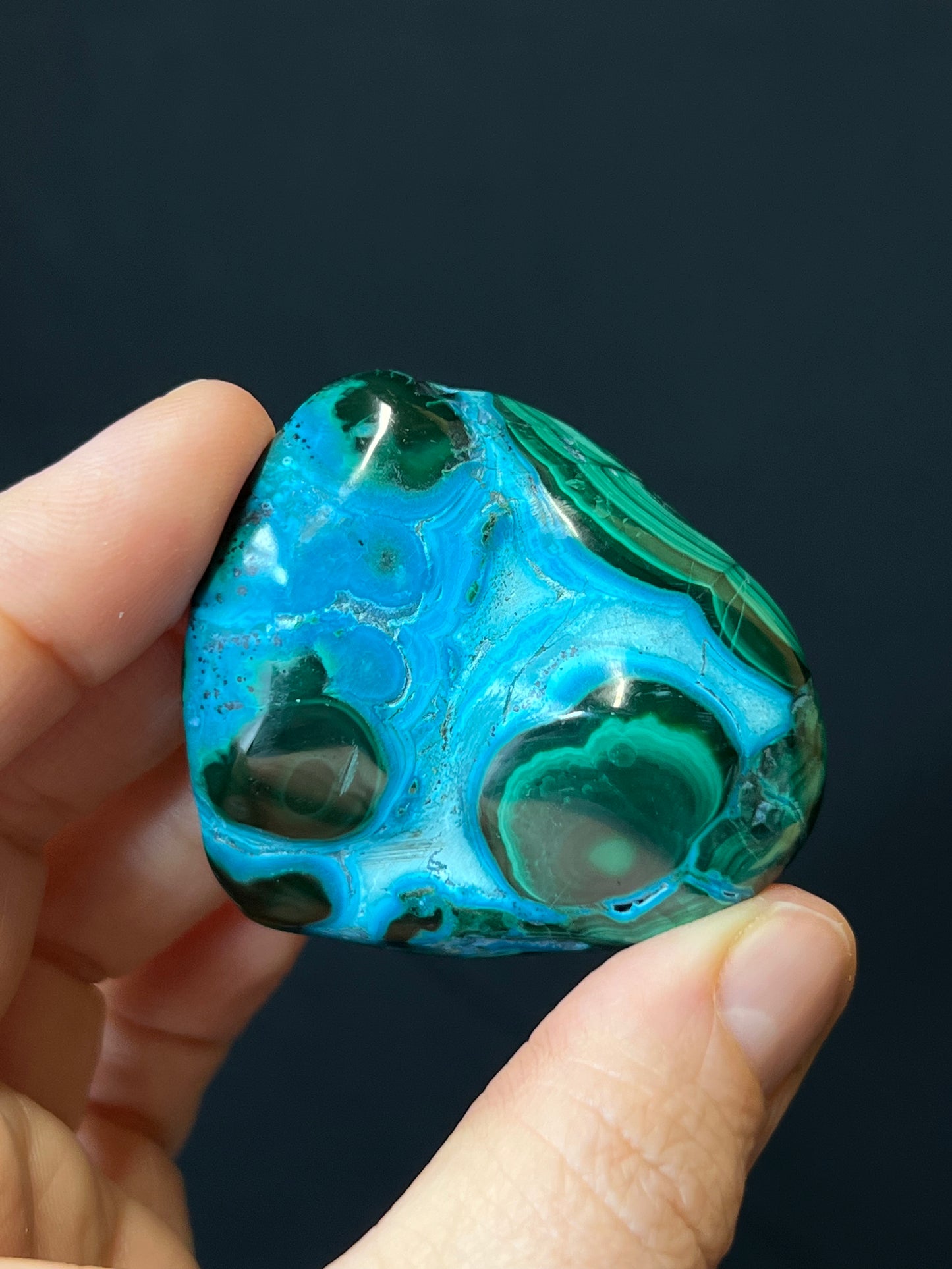 Malacolla Polished Stone, Malachite, Chrysocolla, Africa Minerals