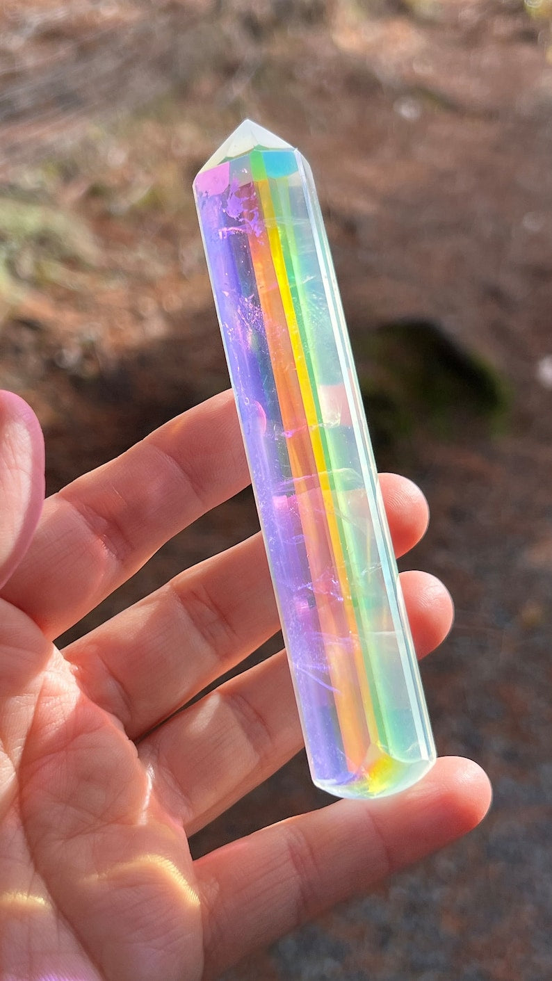 Angel Aura Quartz Wand