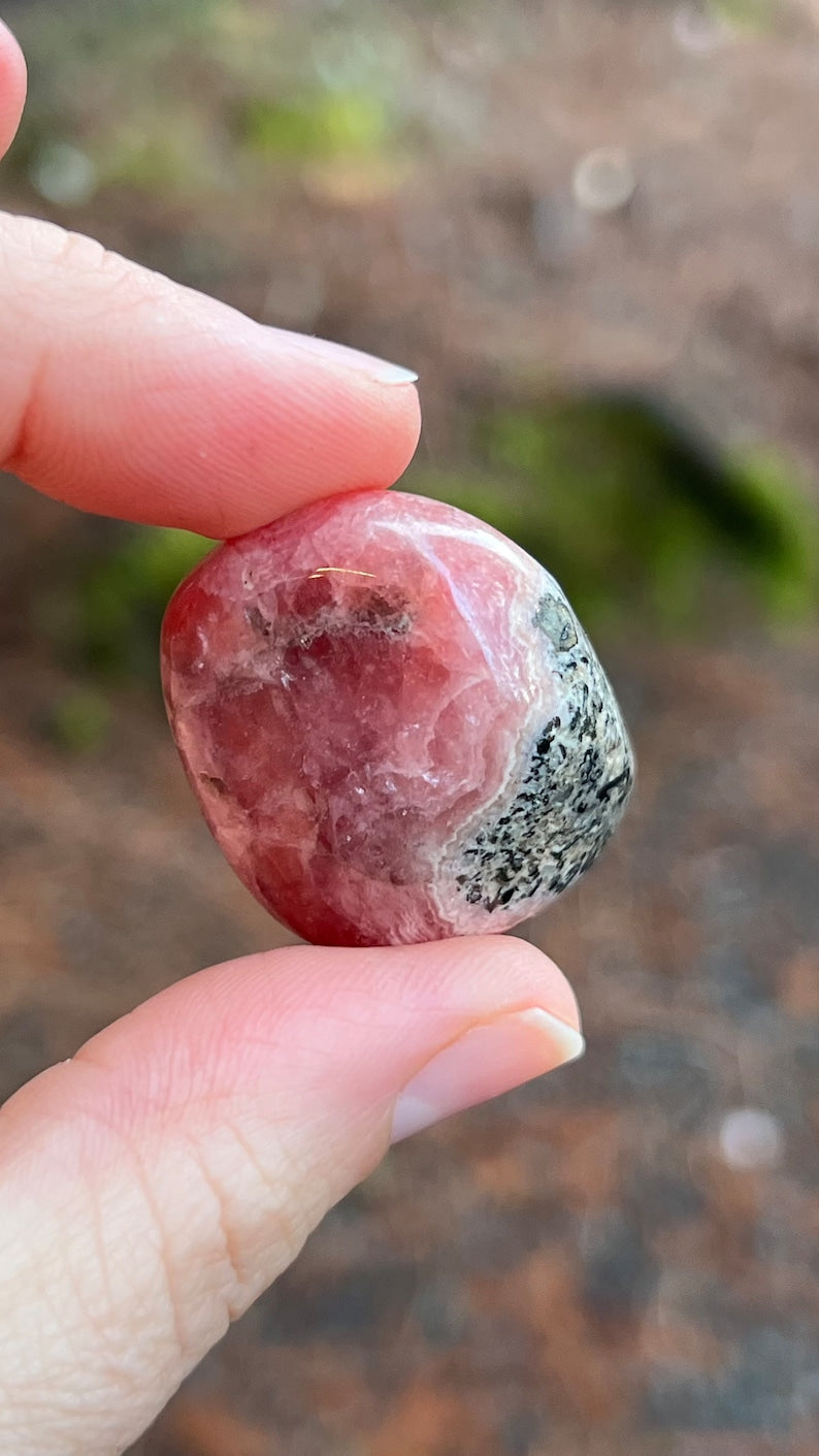 Rhodochrosite Tumbled Stone