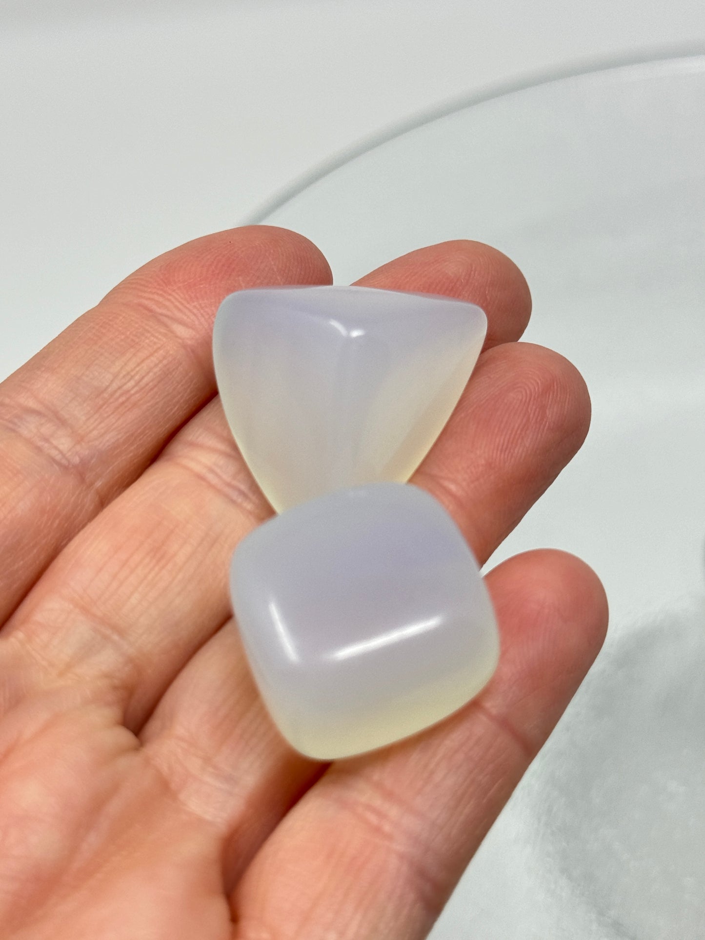 One Fire Opalite Tumbled Stone