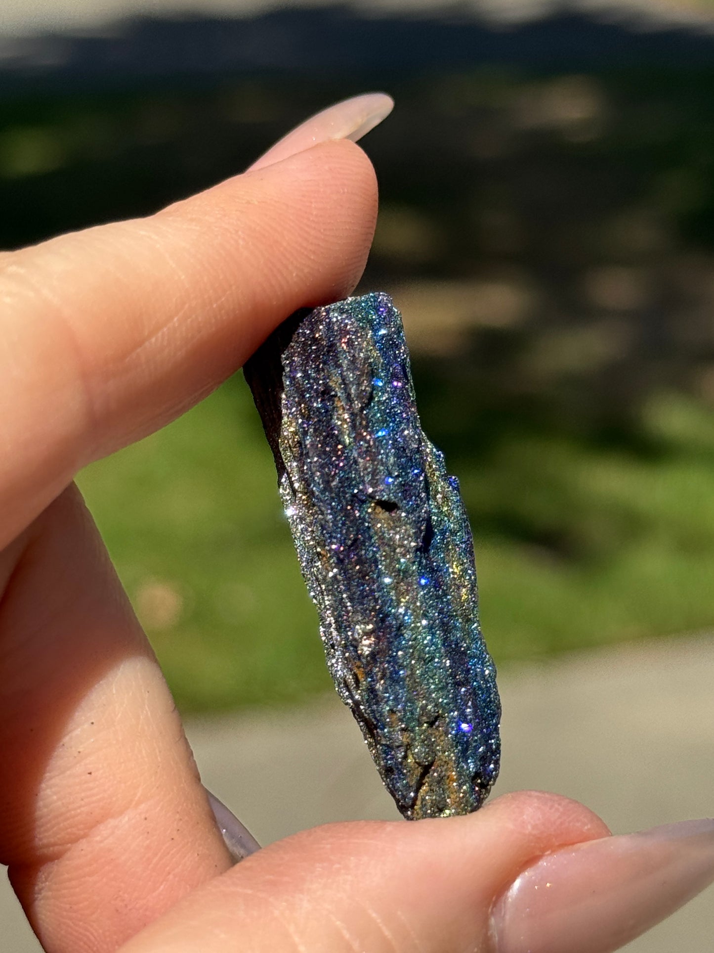 Rare Rainbow Hematite, Natural Iridescent Minerals, Brazil