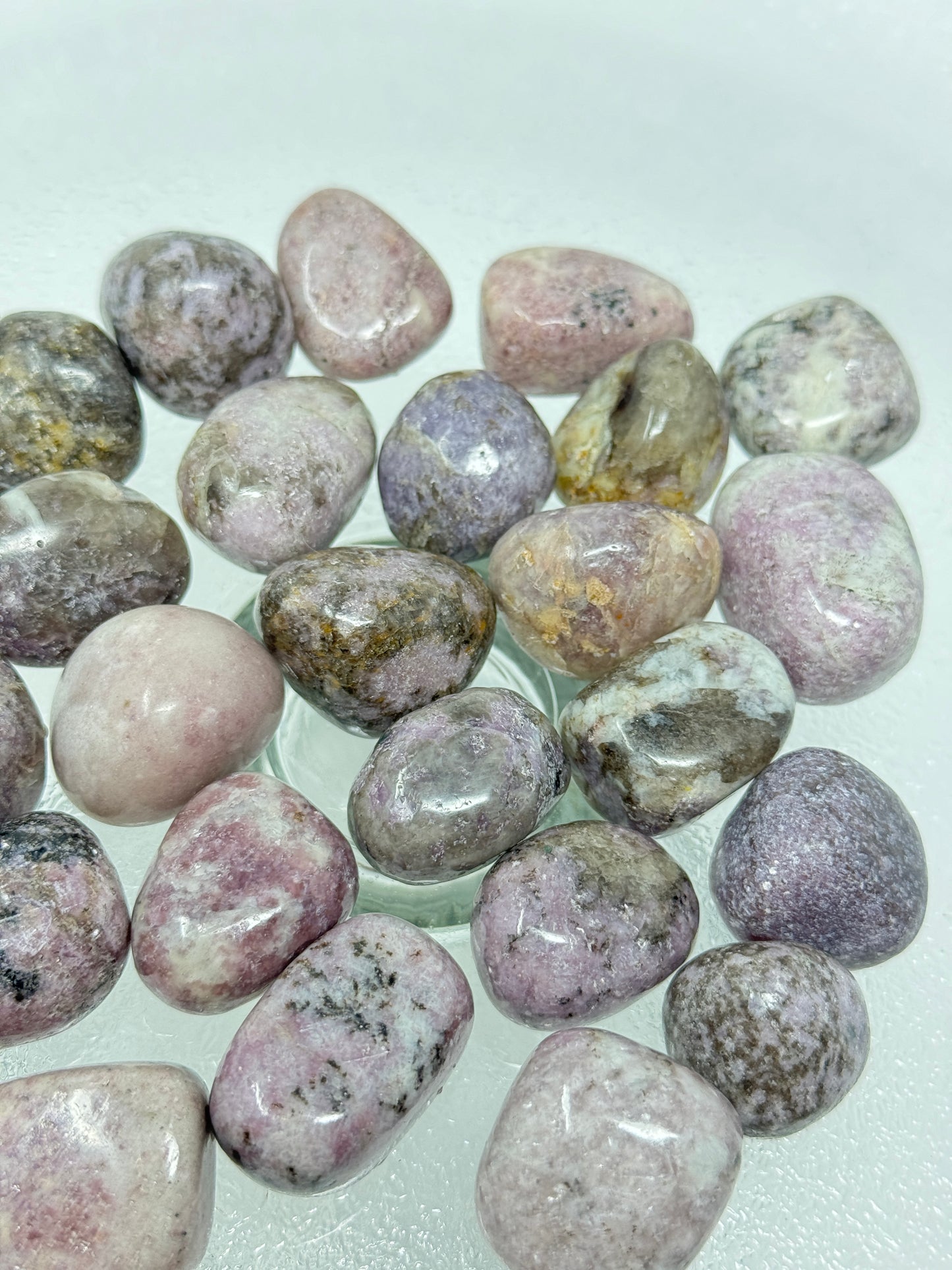 One Lilac Lepidolite Tumbled Stone