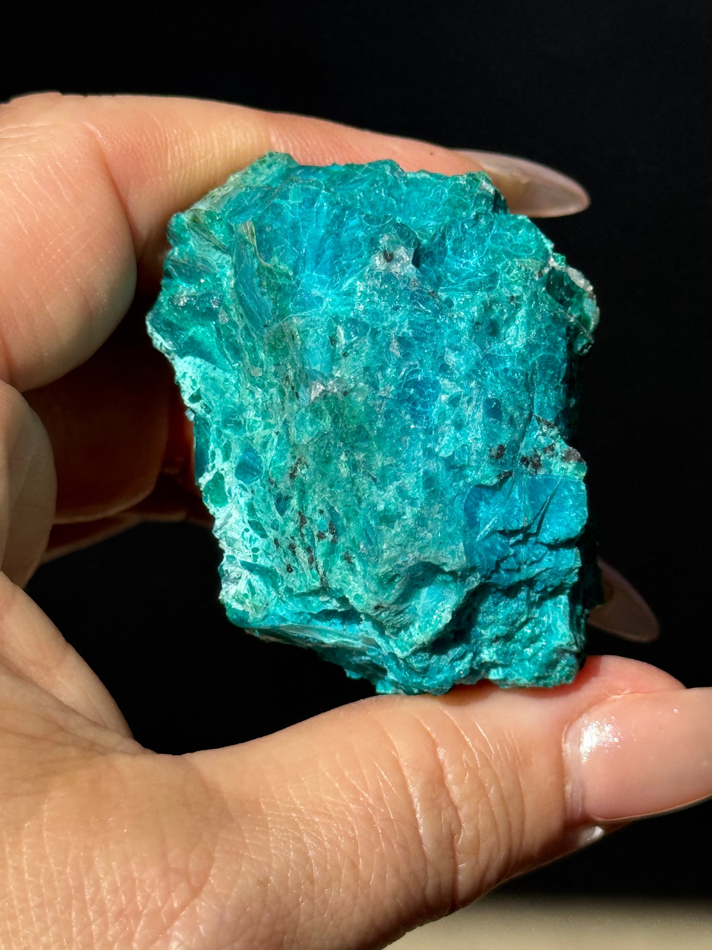 Raw Chrysocolla, Ray Mine, Pinal County, Arizona