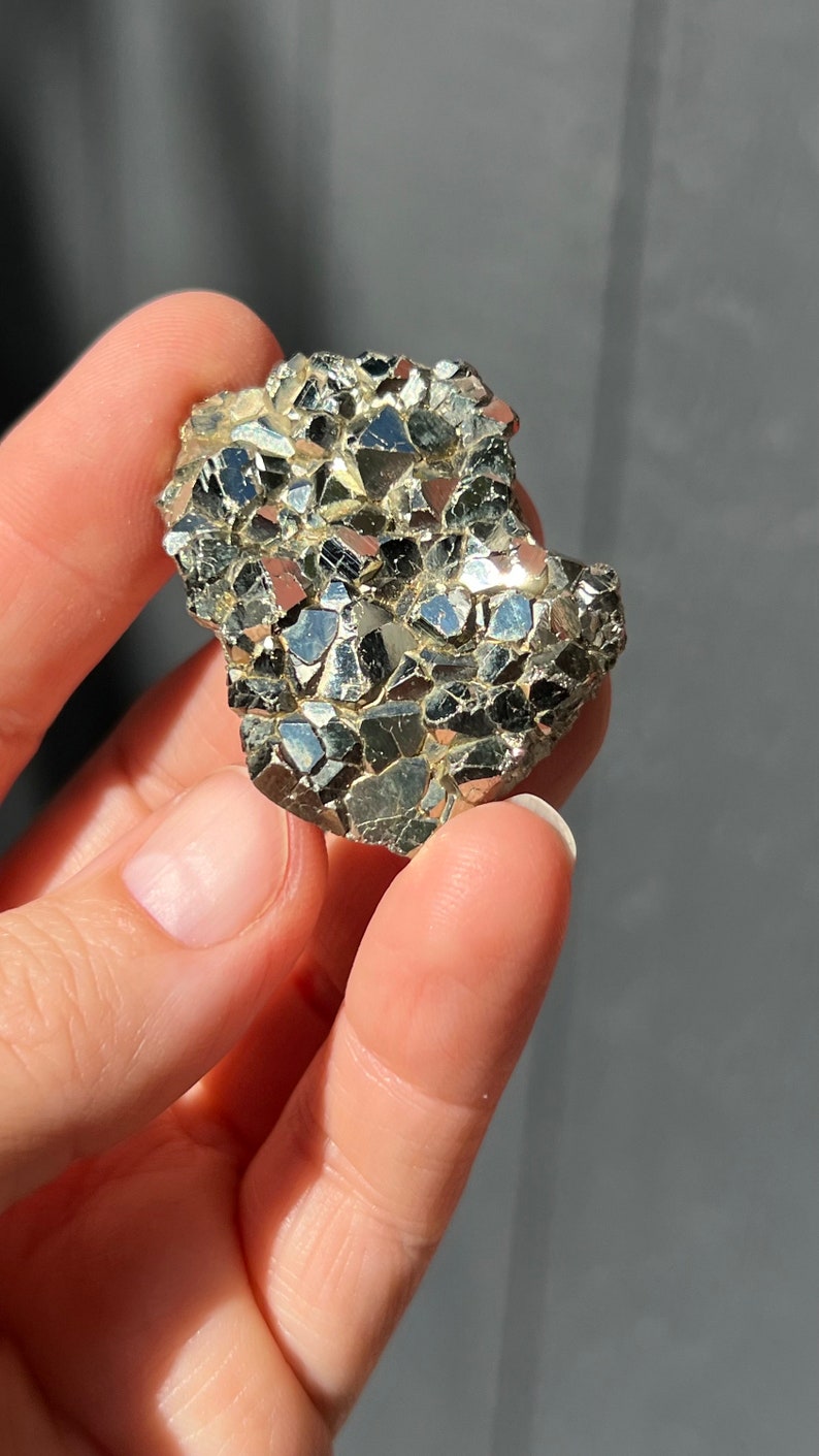 Brilliant Pyrite Crystal, Huanzala Mine Peru