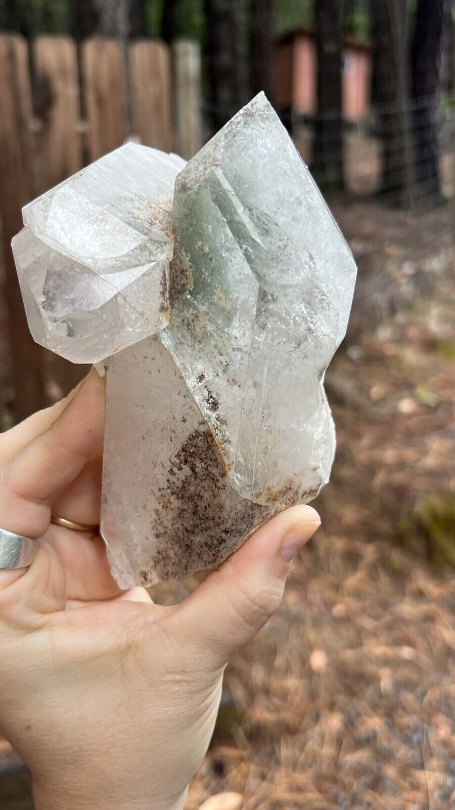 Large Lodolite Quartz Point, Brazil