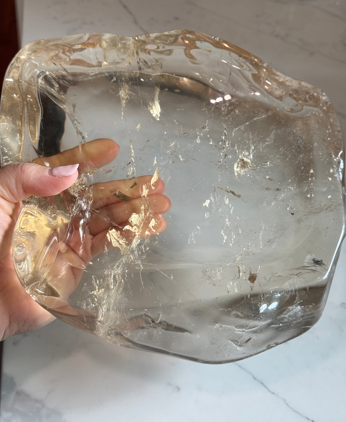 Rare Vintage Citrine Decorator Crystal