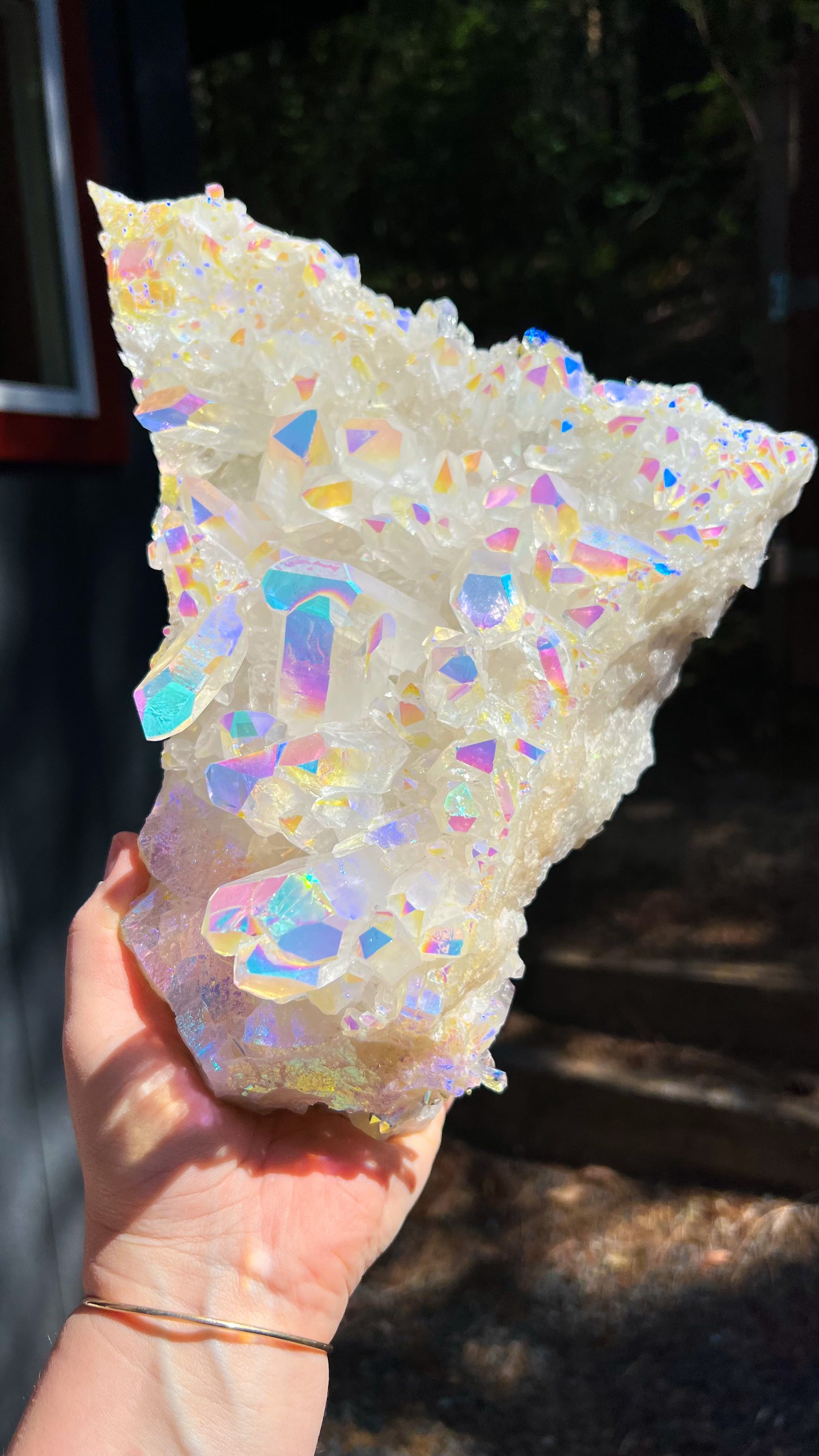 Large Angel Aura Quartz Cluster