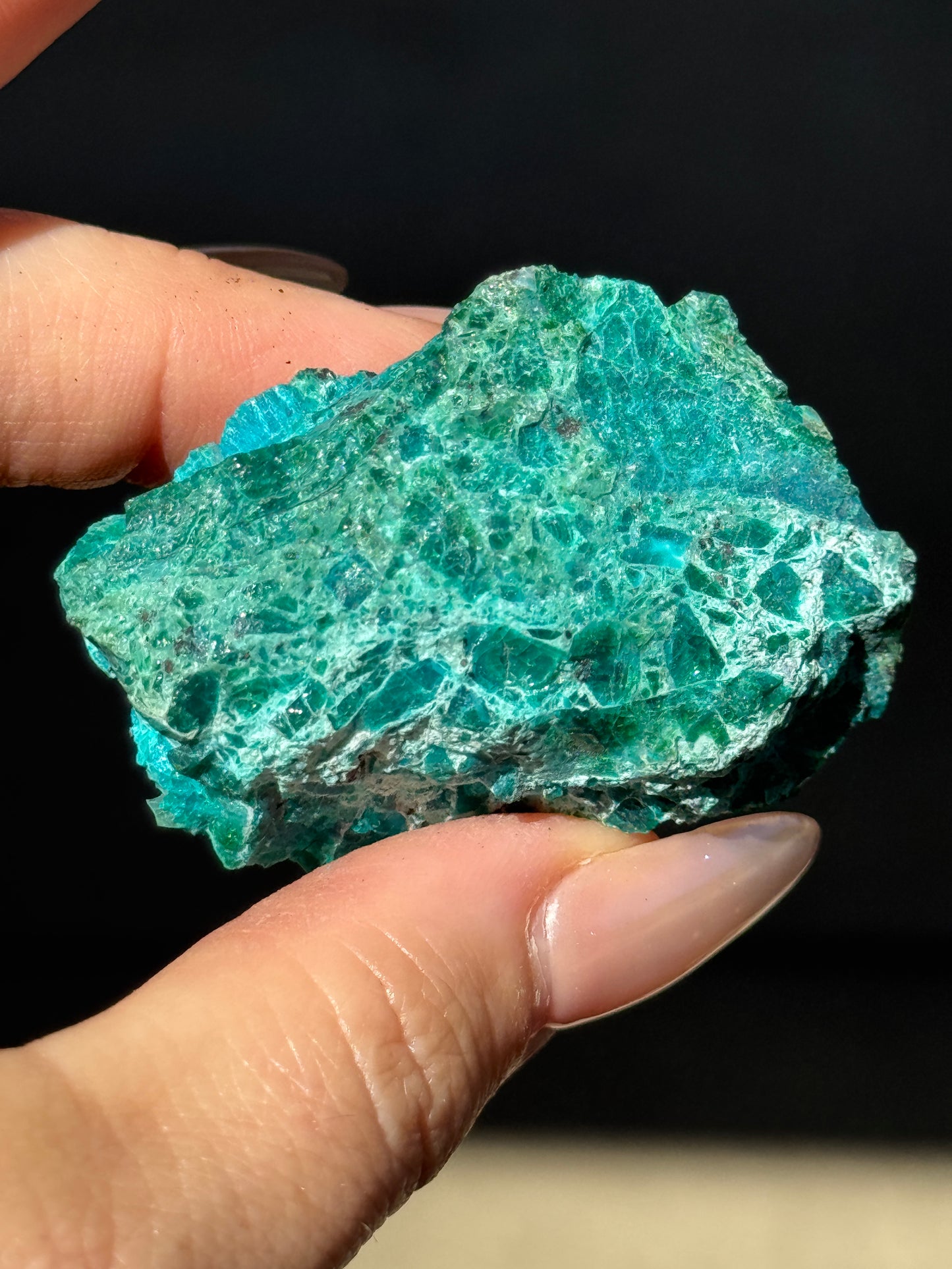 Raw Chrysocolla, Ray Mine, Pinal County, Arizona