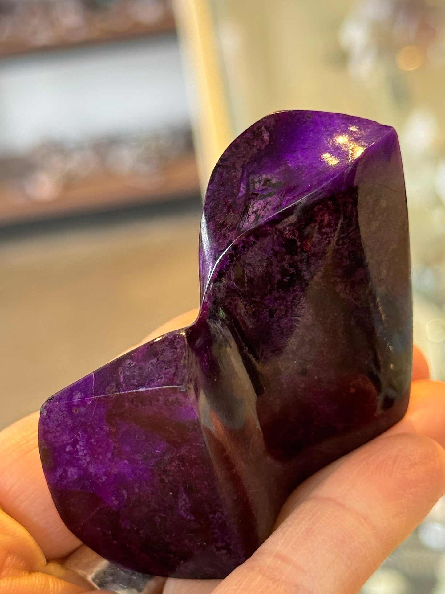 Rare Sugilite Polished, Self-standing
