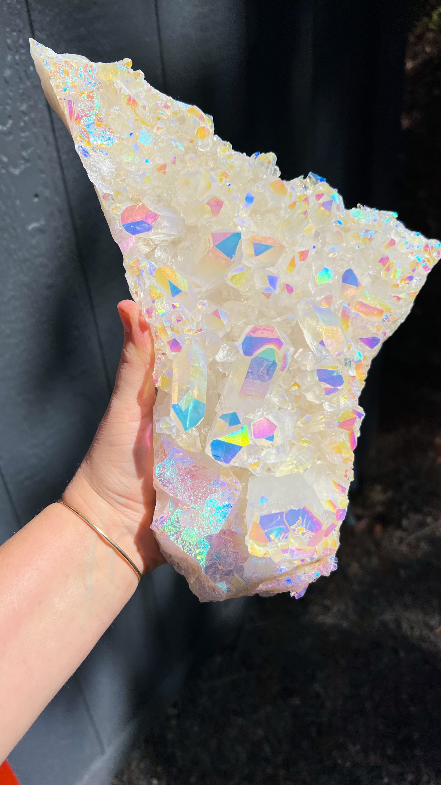 Large Angel Aura Quartz Cluster