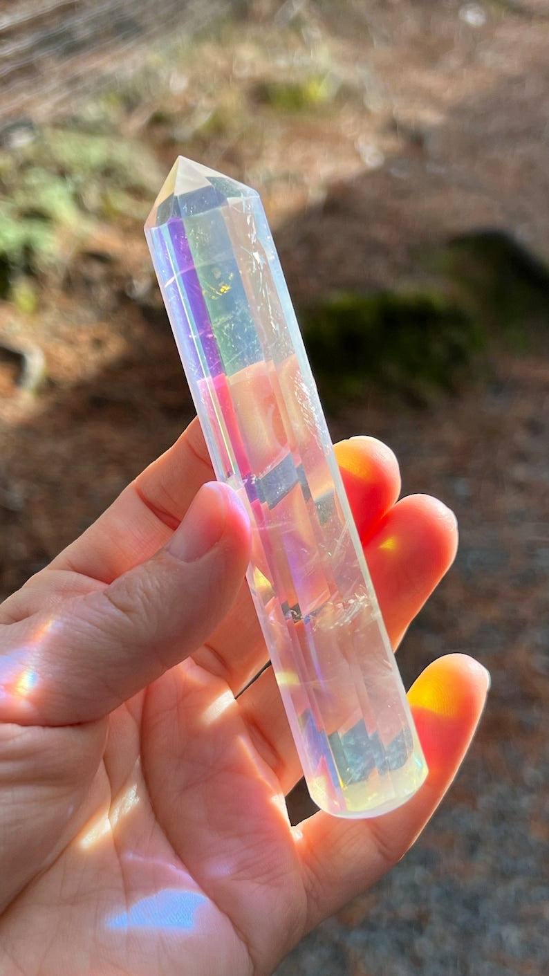 Angel Aura Quartz Wand