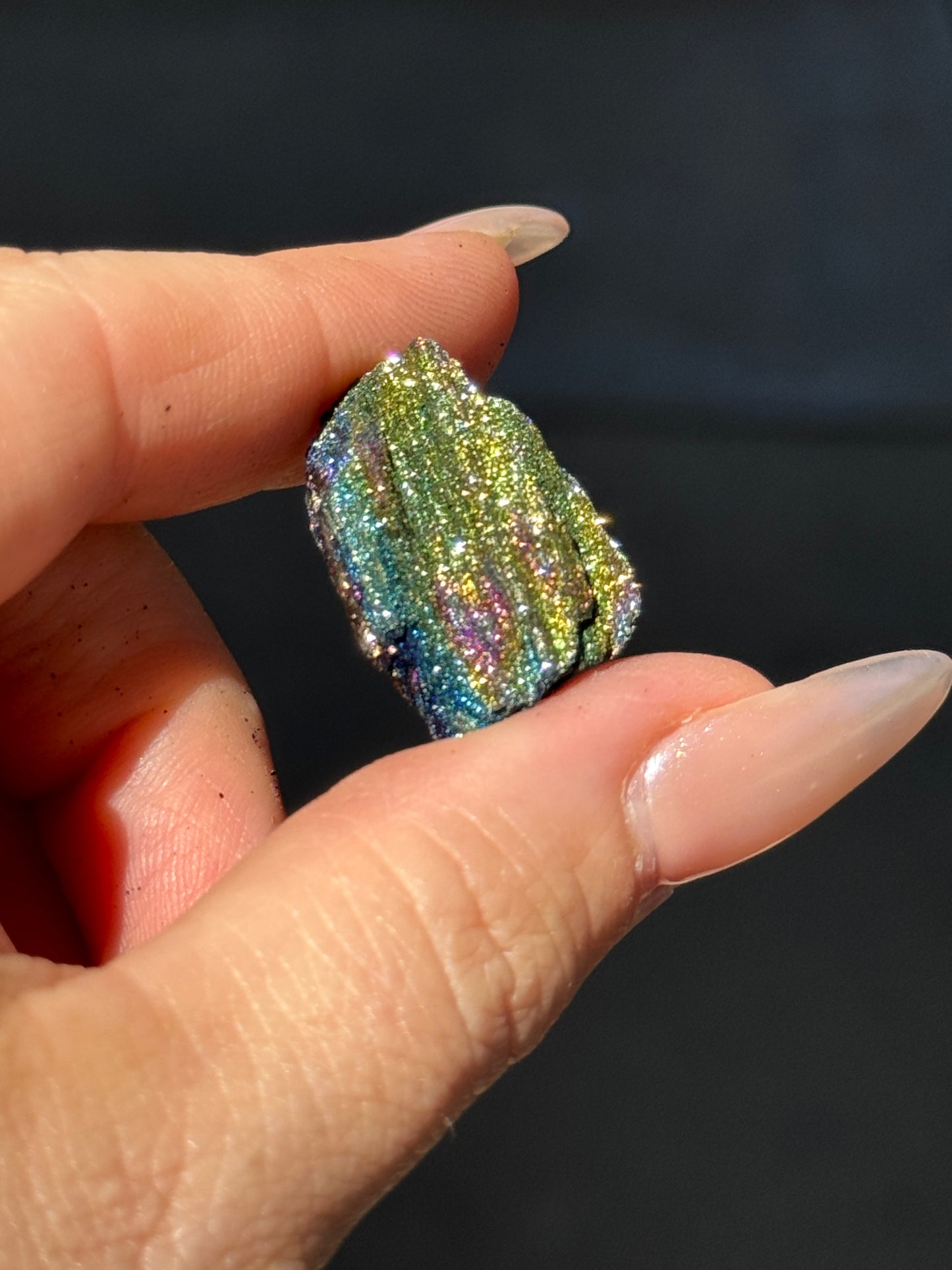 Rare Rainbow Hematite, Natural Iridescent Minerals, Brazil