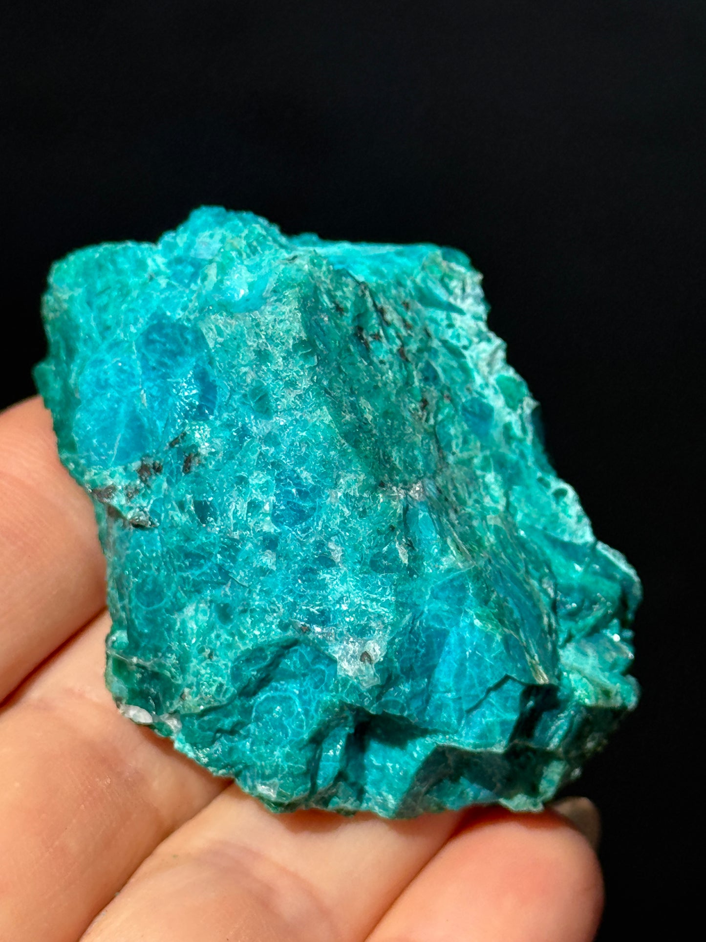 Raw Chrysocolla, Ray Mine, Pinal County, Arizona