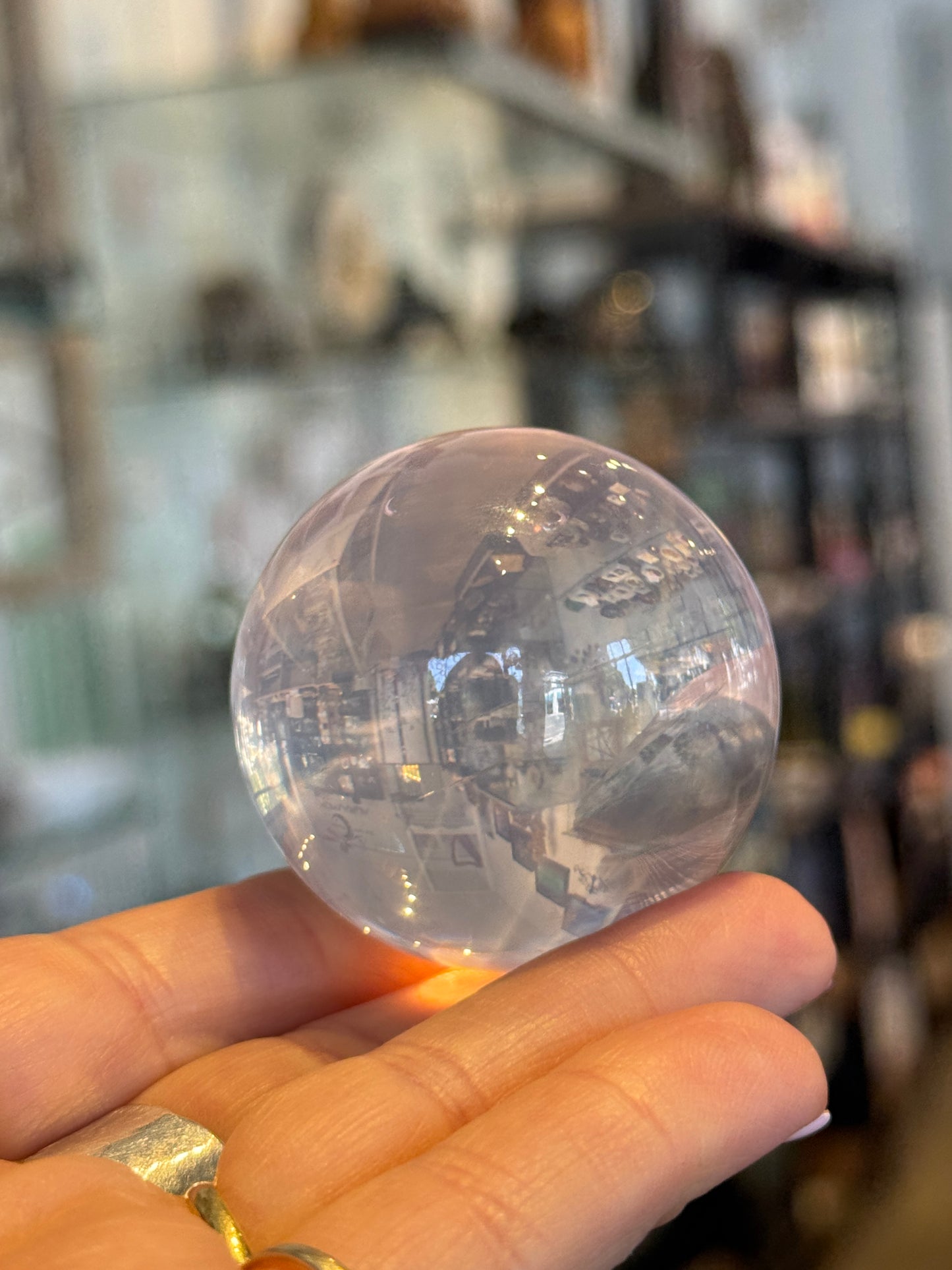 Rose Quartz Star Sphere, Brazil