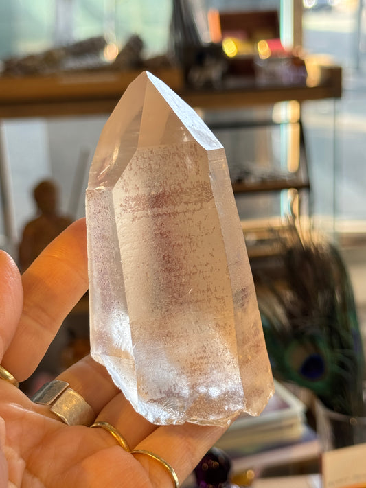 Pink Lemurian 737 Quartz, Brazil