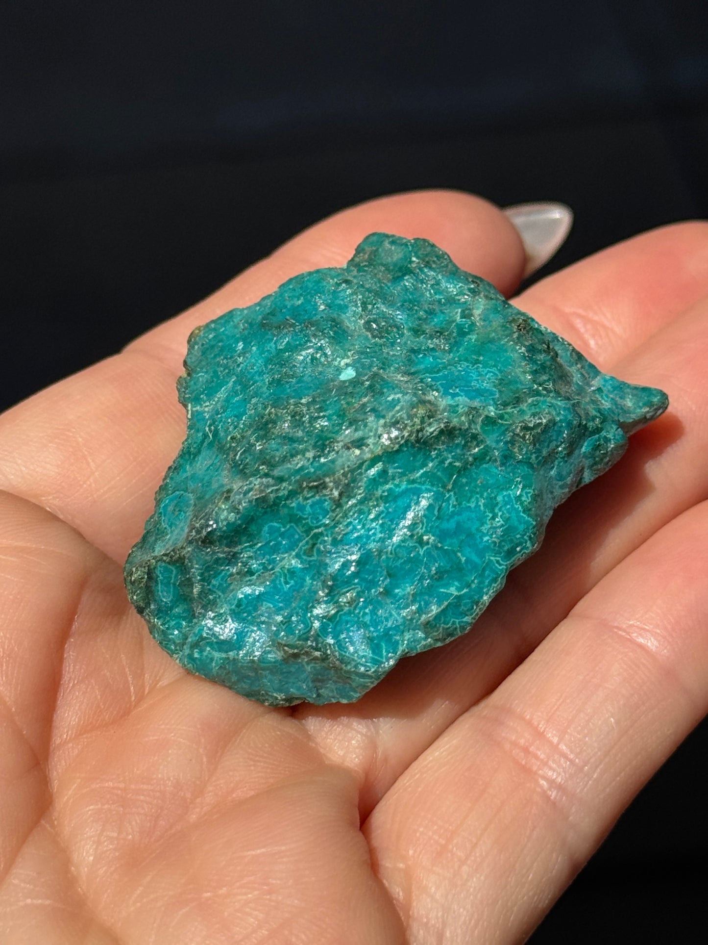 Raw Chrysocolla, Ray Mine, Pinal County, Arizona