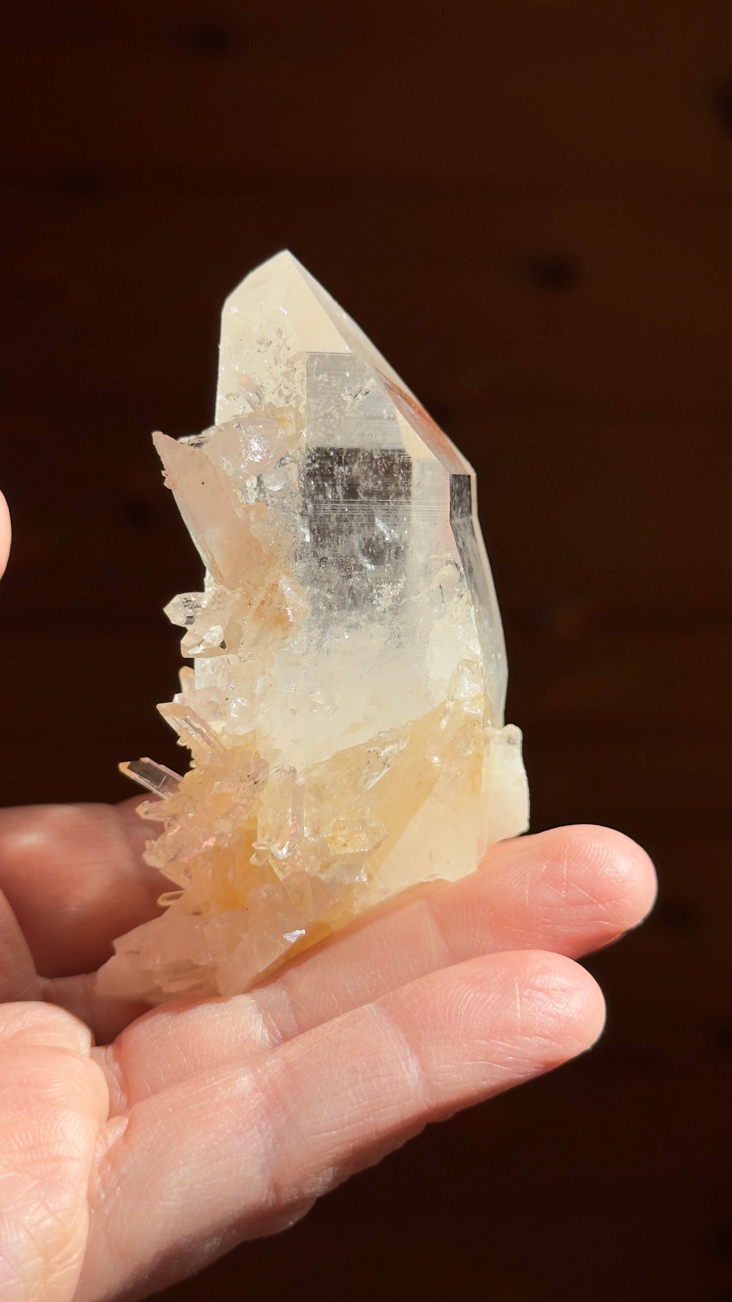 Prismatic Quartz with micro crystals, 122g Colombia