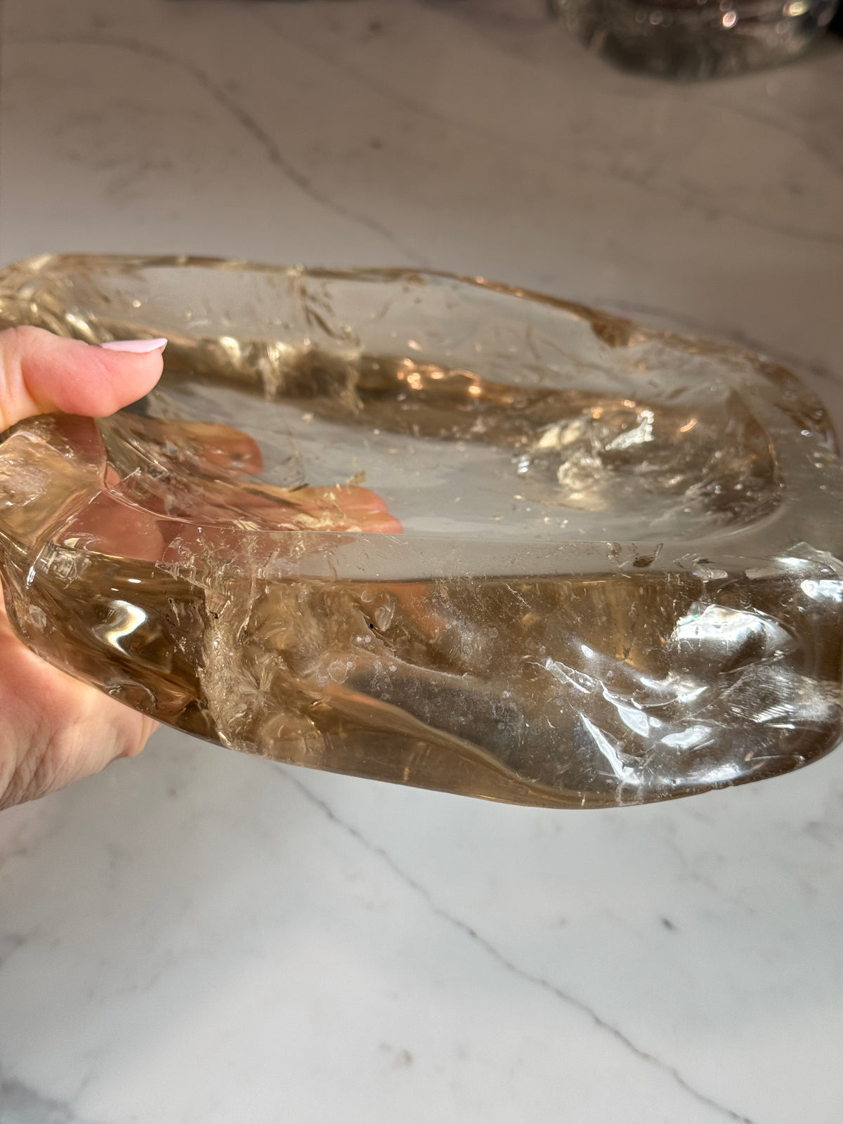 Rare Vintage Citrine Decorator Crystal