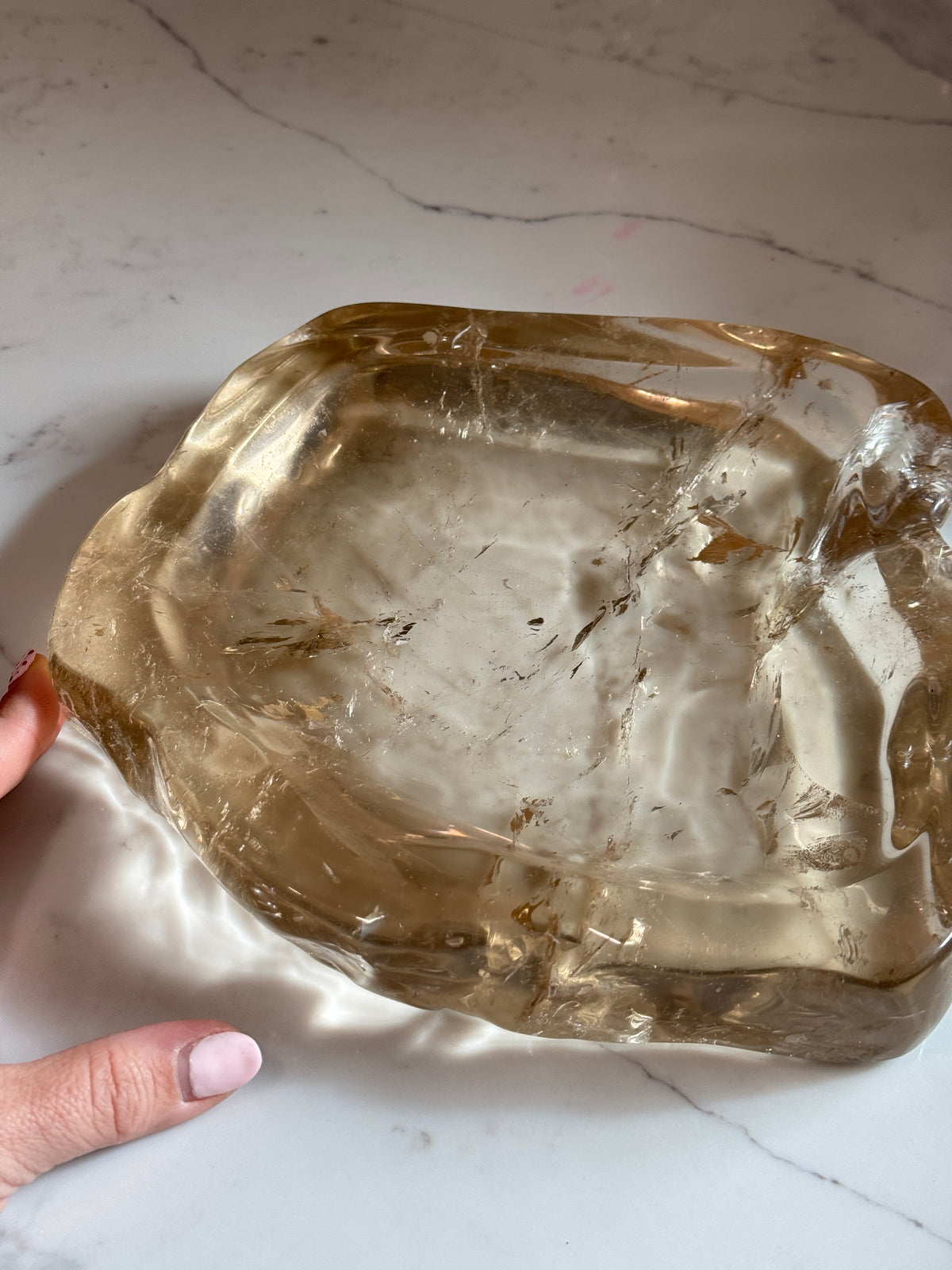 Rare Vintage Citrine Decorator Crystal
