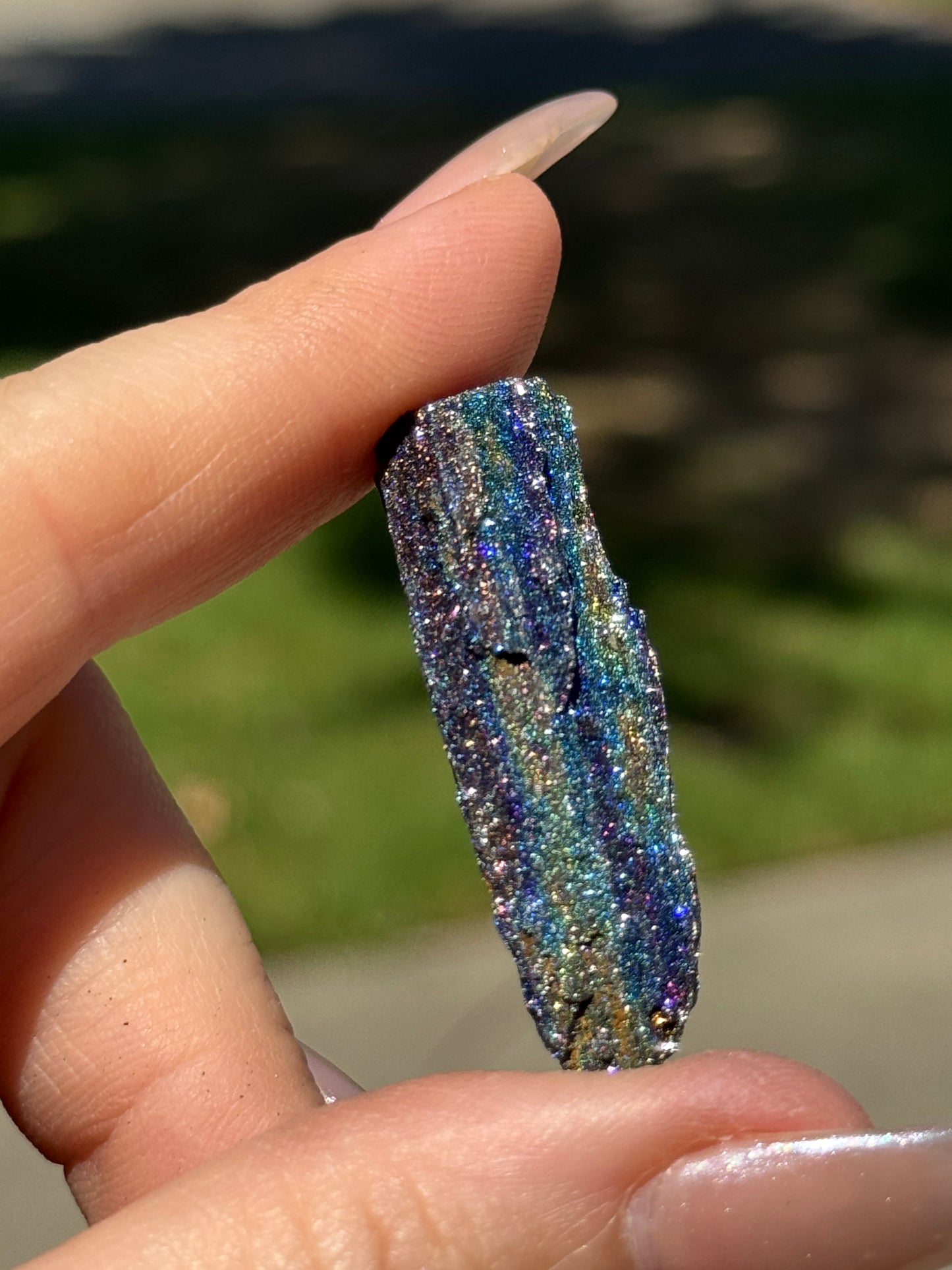 Rare Rainbow Hematite, Natural Iridescent Minerals, Brazil