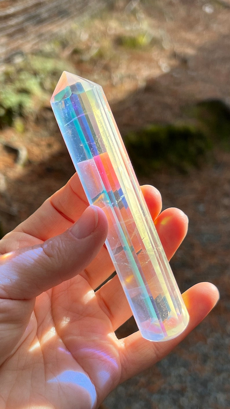 Angel Aura Quartz Wand