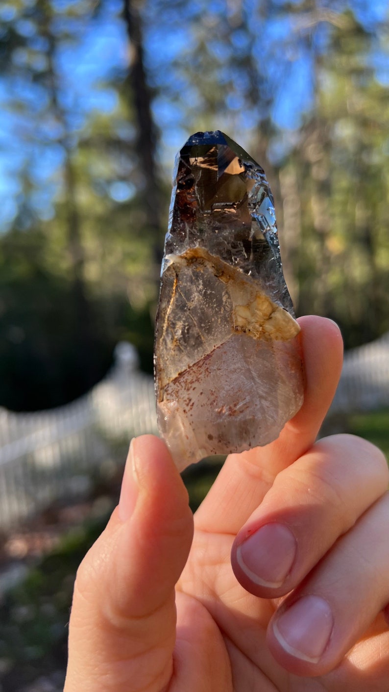 Prismatic Smoky Quartz Point, 31.5g Malawi